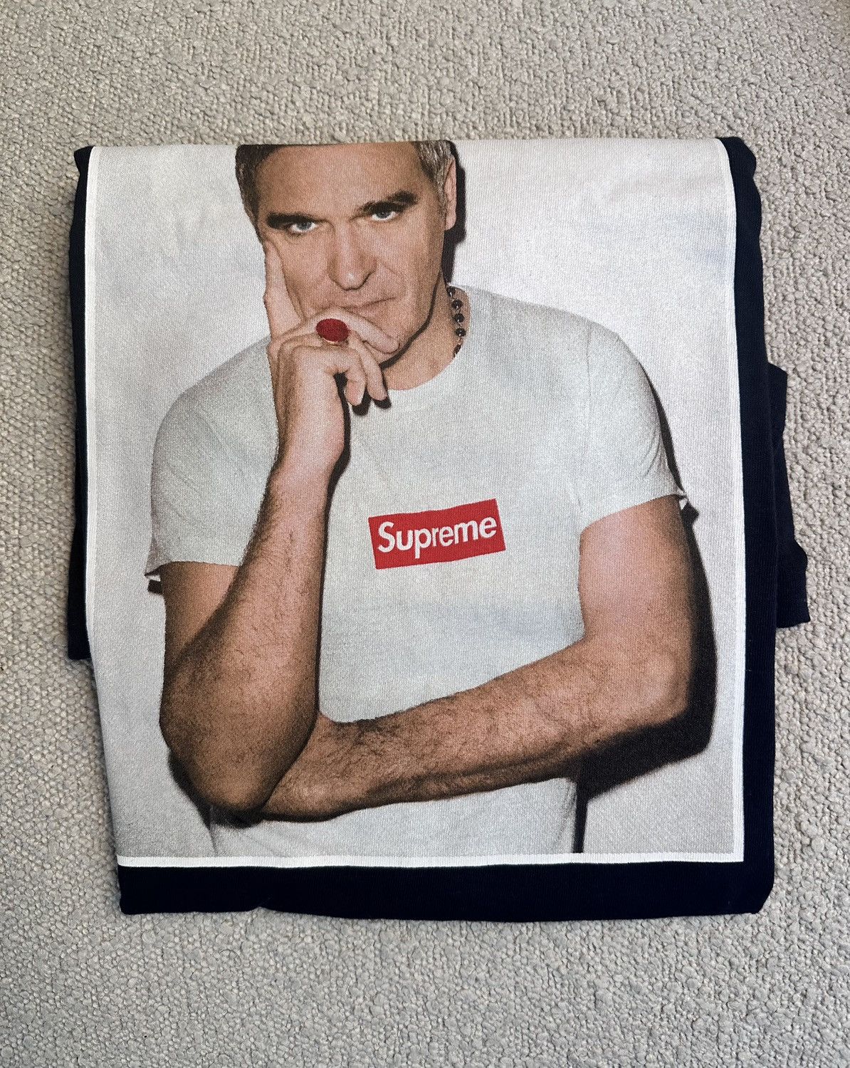 Supreme Morrissey Photo tee Black Medium [NEW]