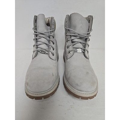 Timberland Timberland Women's A1UWF 6" Premium Boots Light Gray Size 7M Size US 7 / IT 37 - 5 Thumbnail