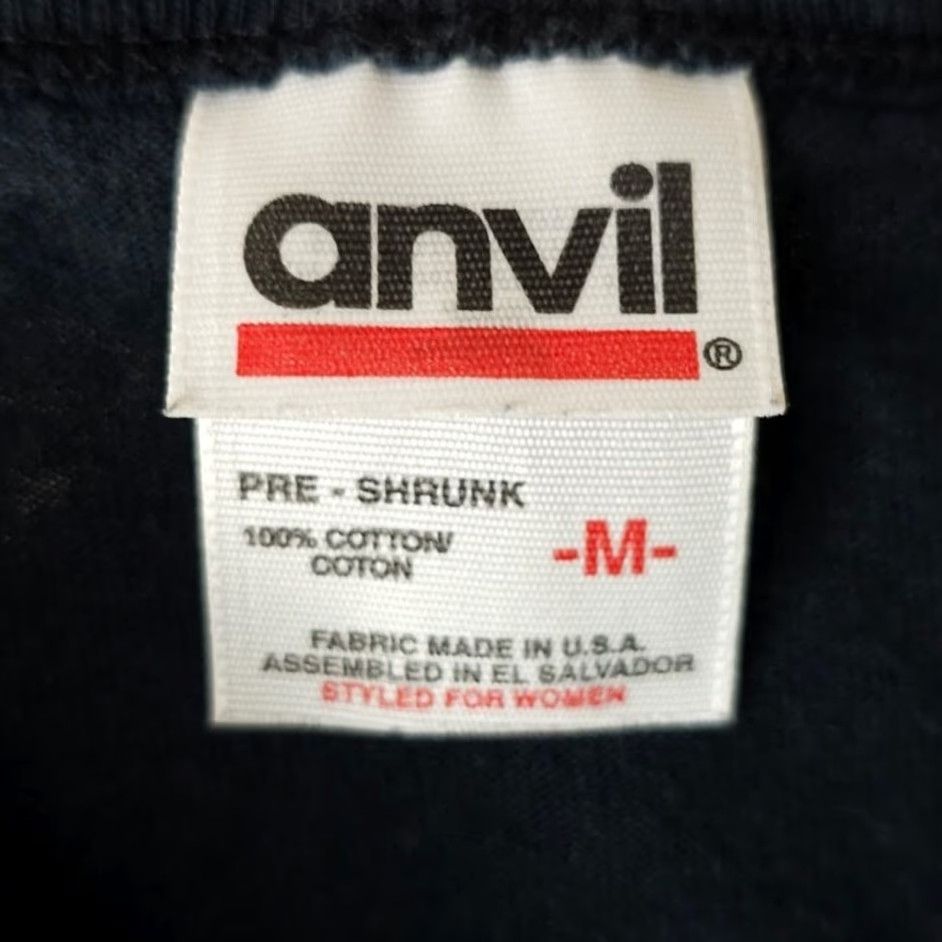 Anvil VINTAGE Grandmas Saloon Tank Top Womens Size Medium Black Y2K Canal Park Duluth Shirt Tank Womens Black Size M / US 6-8 / IT 42-44 - 6 Thumbnail