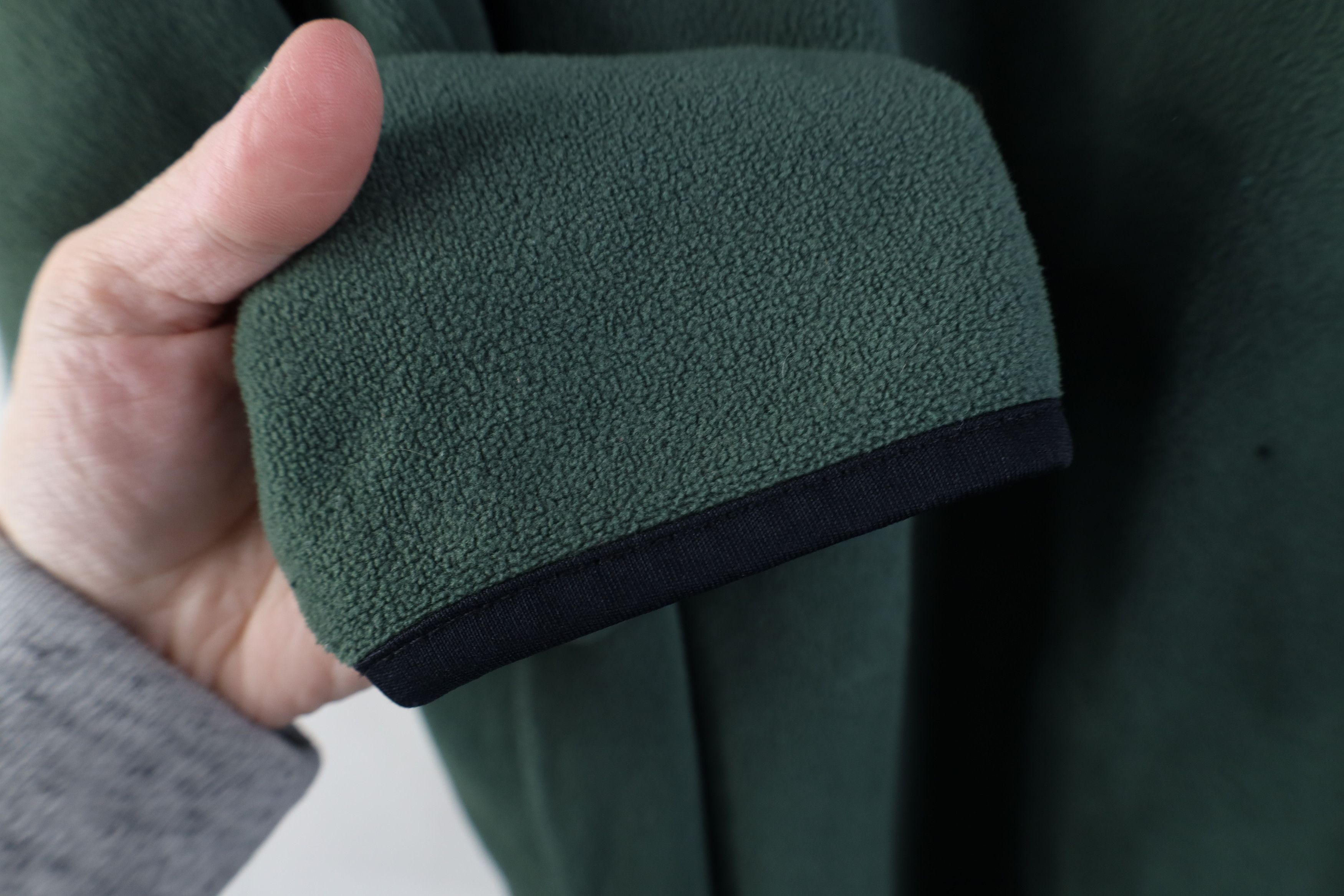 Vintage Vintage 90s Y2K Streetwear Blank Fleece Sweater Green Size US M / EU 48-50 / 2 - 9 Thumbnail