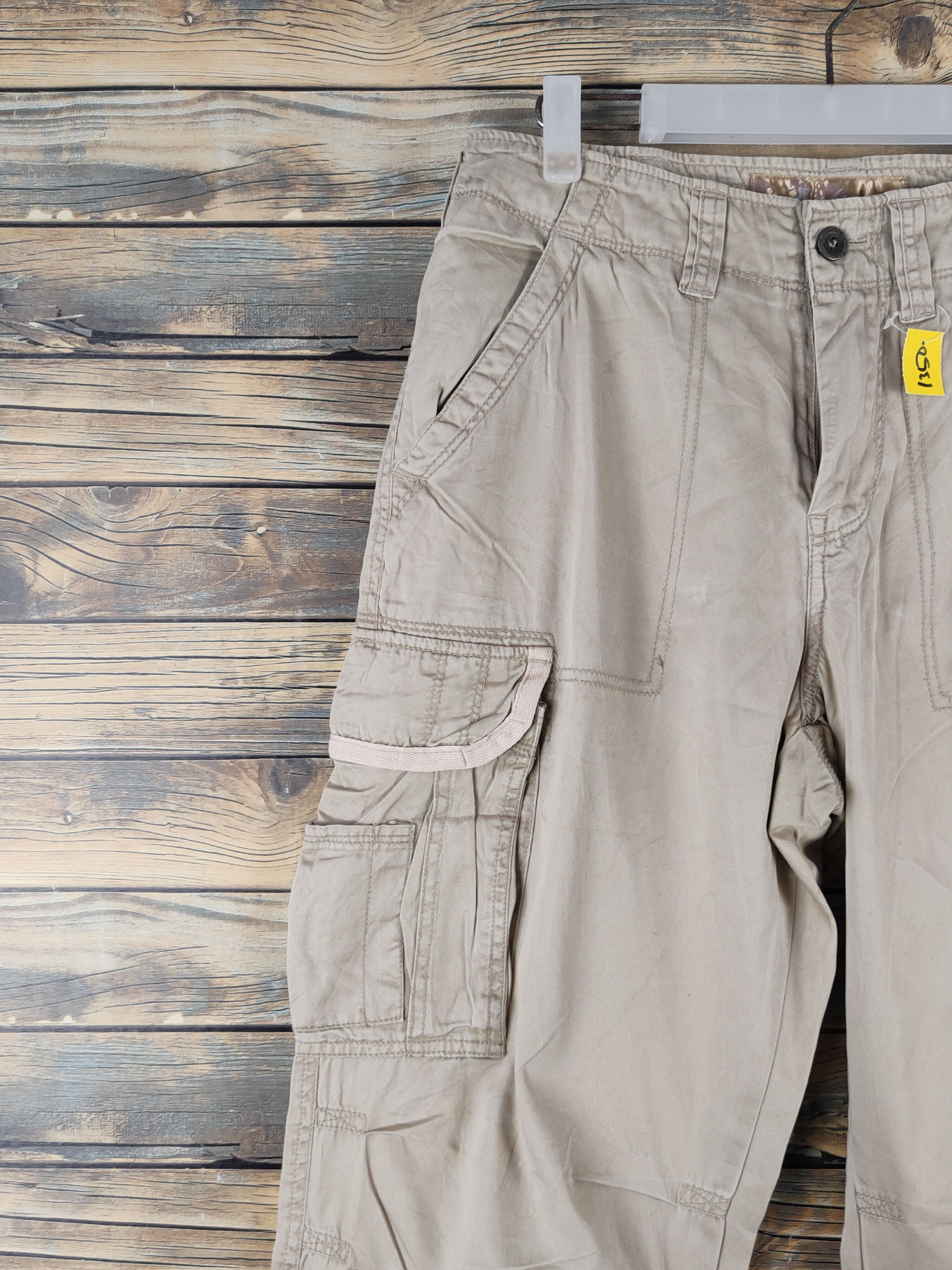 Japanese Brand DL JB a Few Ivory Multipocket Tactical Cargo Pants #1350 Size US 30 / EU 46 - 3 Thumbnail