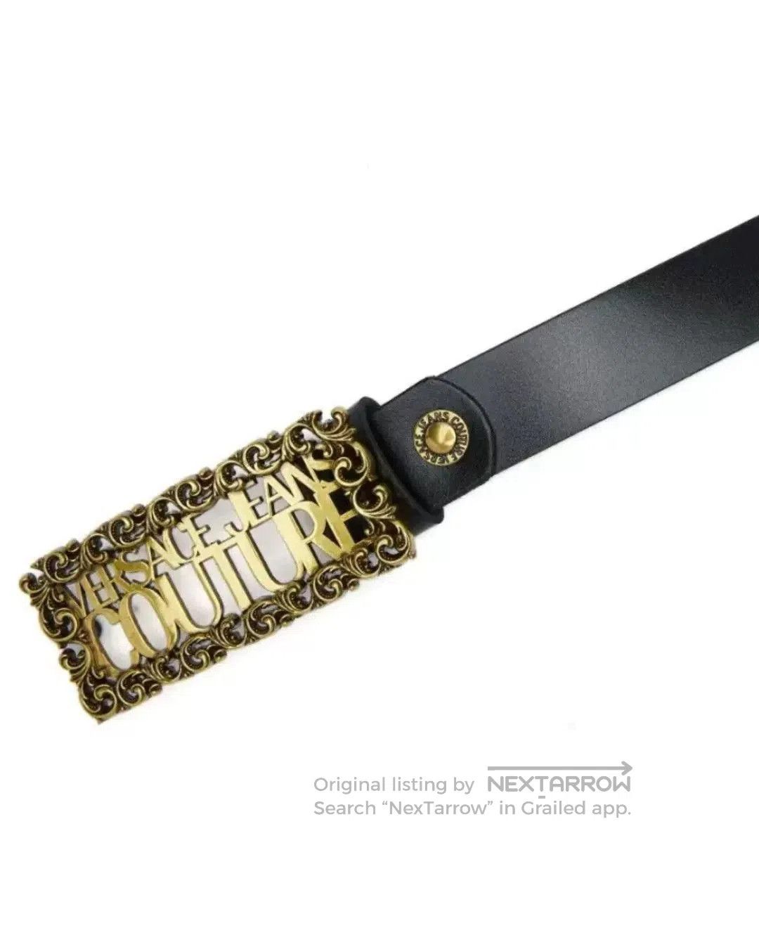 Versace Jeans Couture Versace Jeans Couture Baroque Logo Belt. Size ONE SIZE - 2 Thumbnail