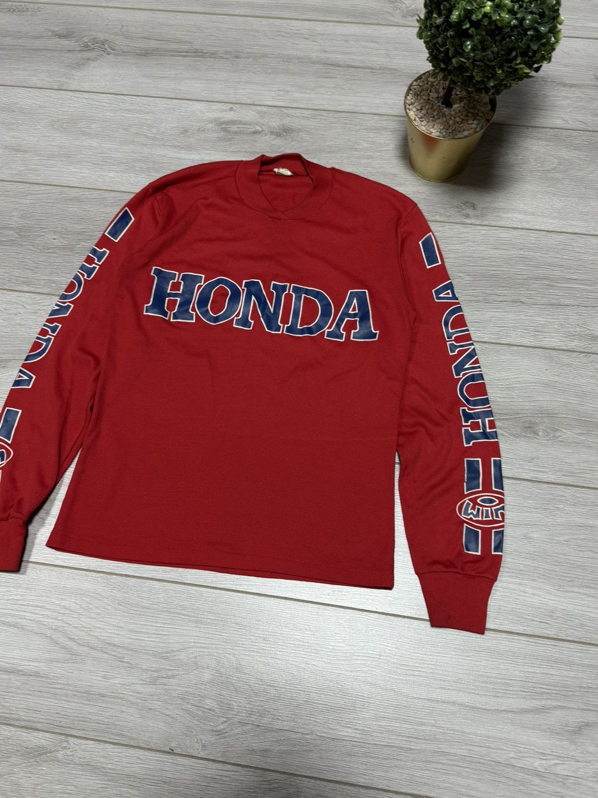 Honda Honda made in France racing long sleeve big logo Size US M / EU 48-50 / 2 - 2 Thumbnail