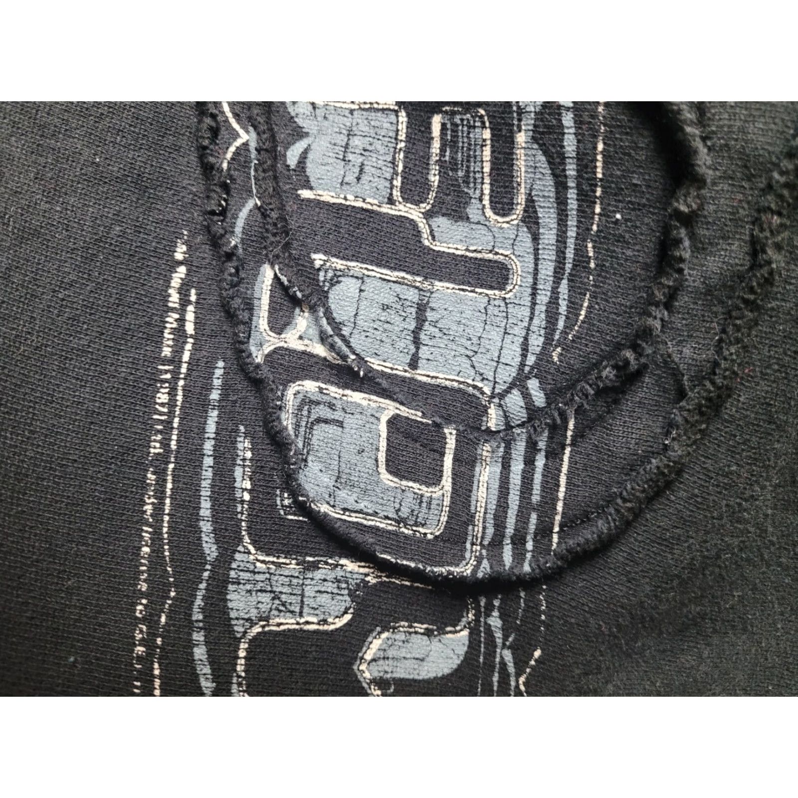 Vintage VTG Pink Floyd Band Digital Wordmark Pullover Hoodie Sweatshirt Small Mens Hoodie Pullover Black Cotton Blend Long Sleeve Music Hooded Size US S / EU 44-46 / 1 - 6 Thumbnail