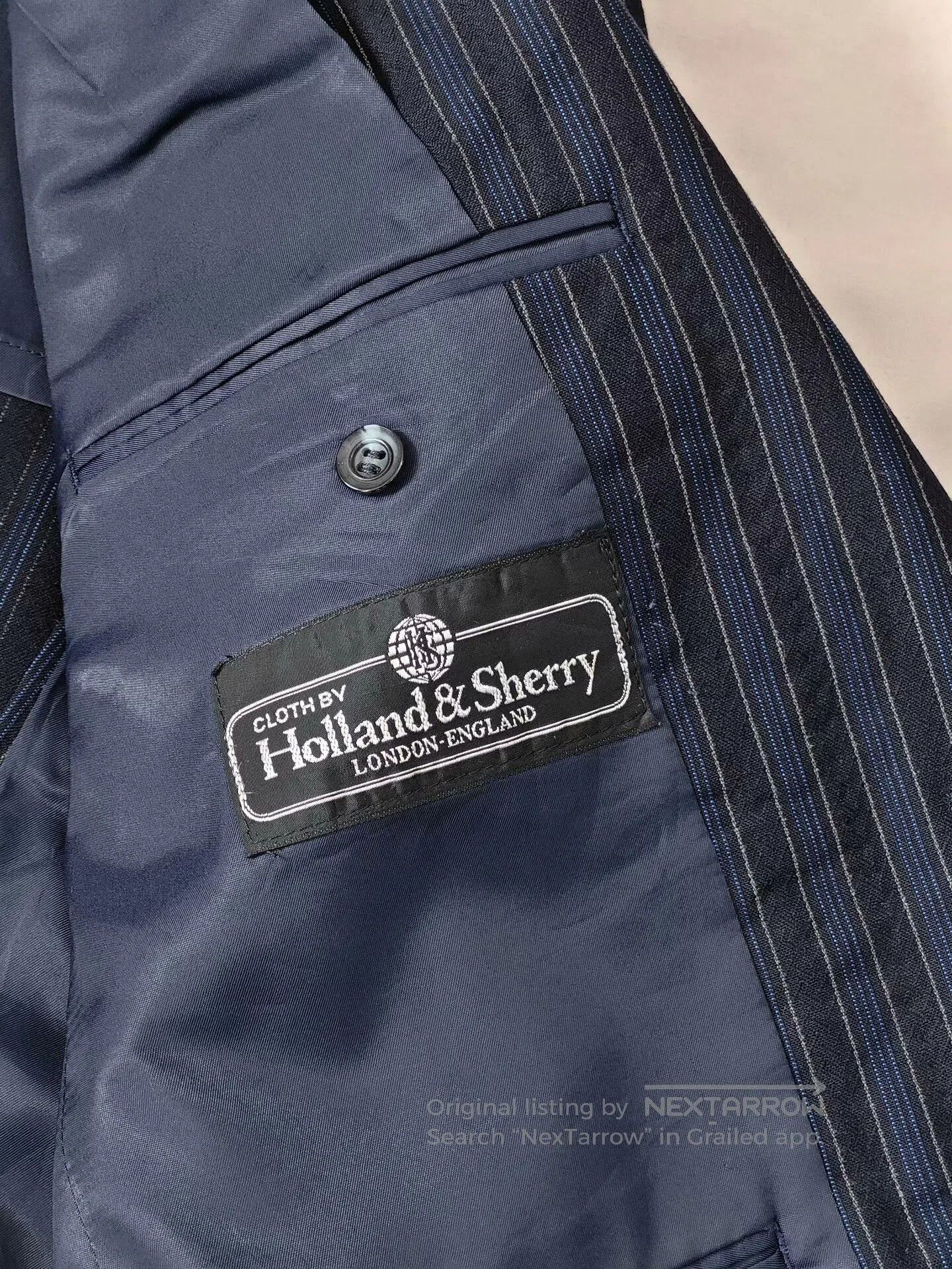 Holland & Sherry Custom Holland Sherry Wool Suit. Size US L / EU 52-54 / 3 - 7 Thumbnail