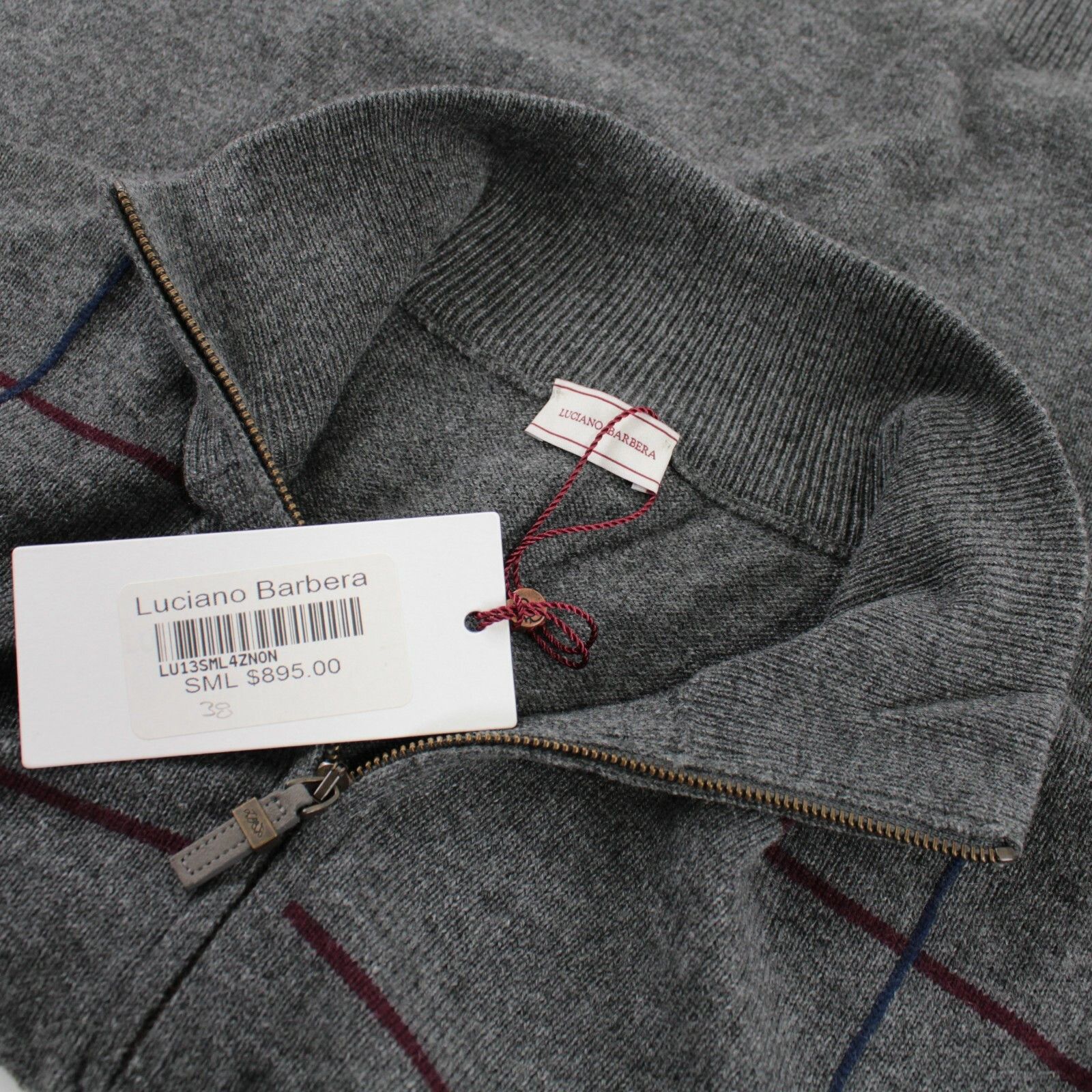 Luciano Barbera Luciano Barbera Sweater Size US S in Gray Size US S / EU 44-46 / 1 - 1 Thumbnail