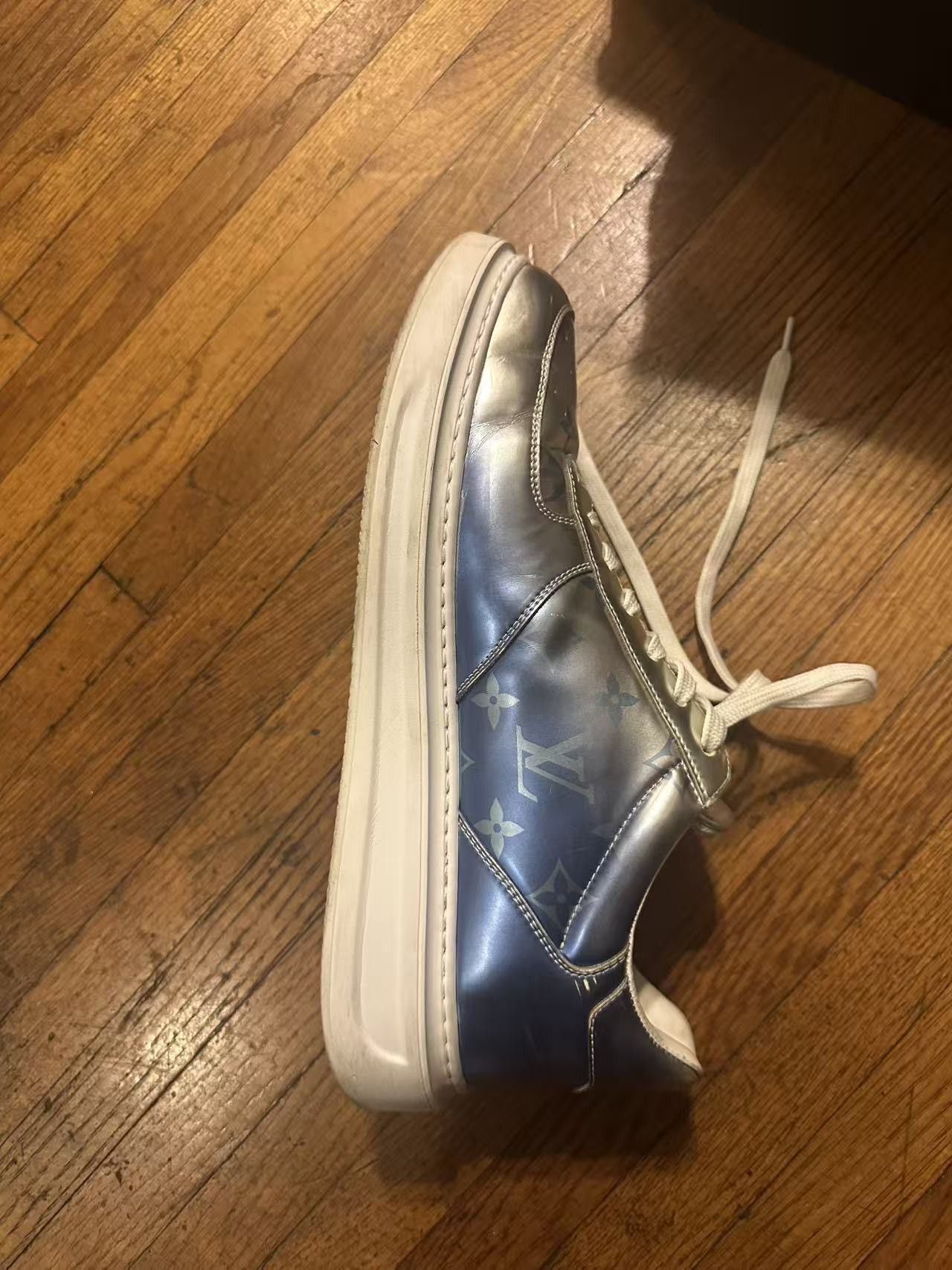 Louis Vuitton Louis Vuitton Beverly Hills Sneaker – Metallic Monogram Size US 7 / EU 40 - 5 Thumbnail