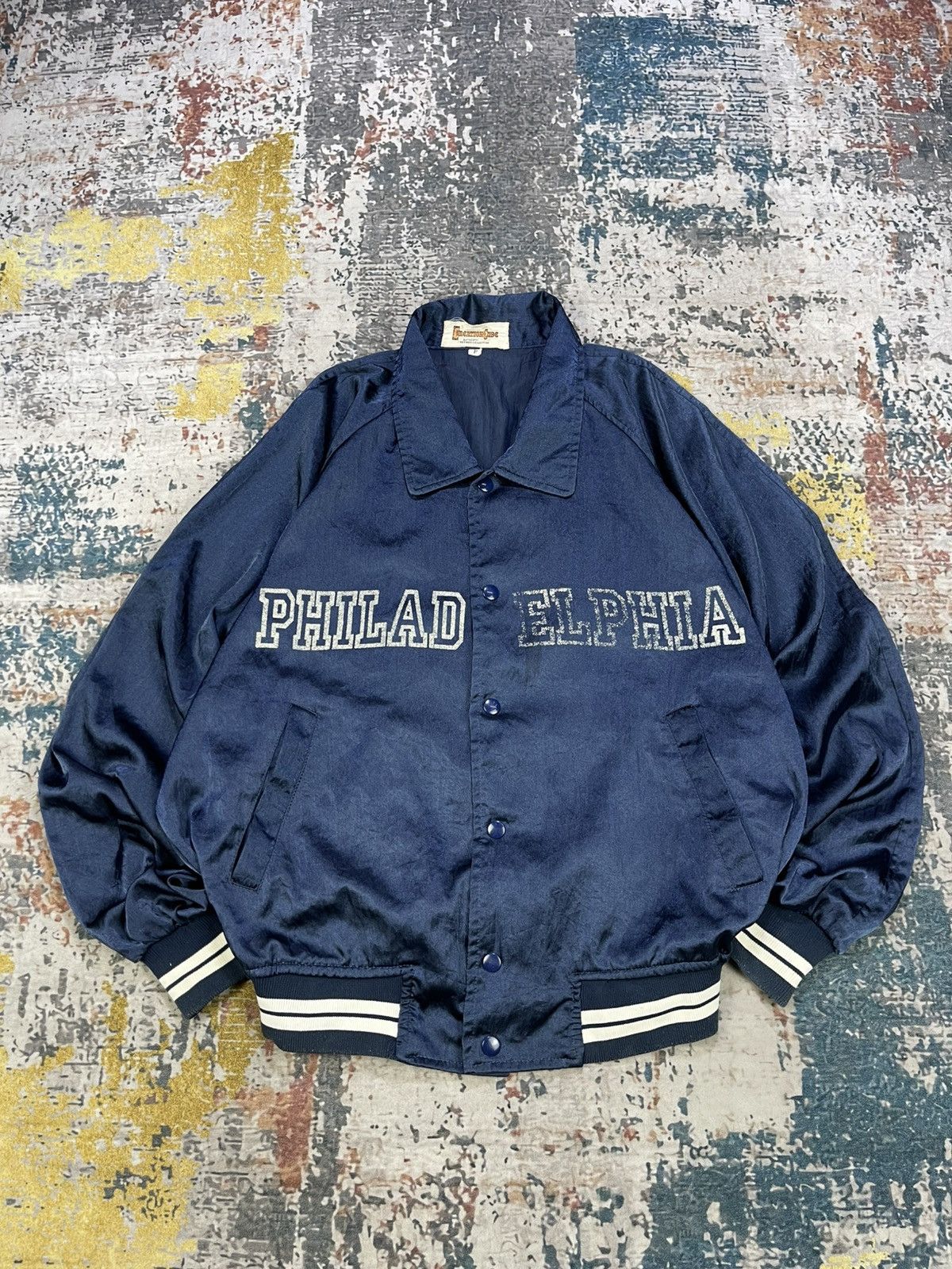 MLB Vtg Philadelphia Vultures Stadium Jacket Size US M / EU 48-50 / 2 - 2 Thumbnail
