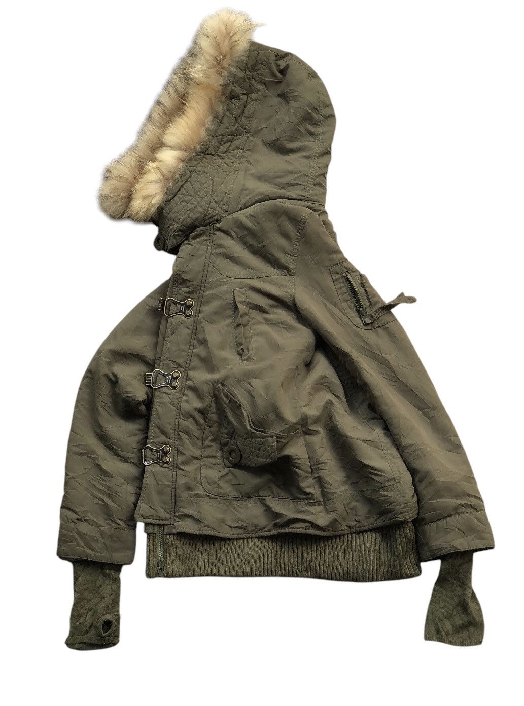 If Six Was Nine × Japanese Brand × Le Grande Bleu (L.G.B.) SLY Gimmick Fur Parka Cargo Jacket Ifsixwasnine Style Size US S / EU 44-46 / 1 - 7 Thumbnail
