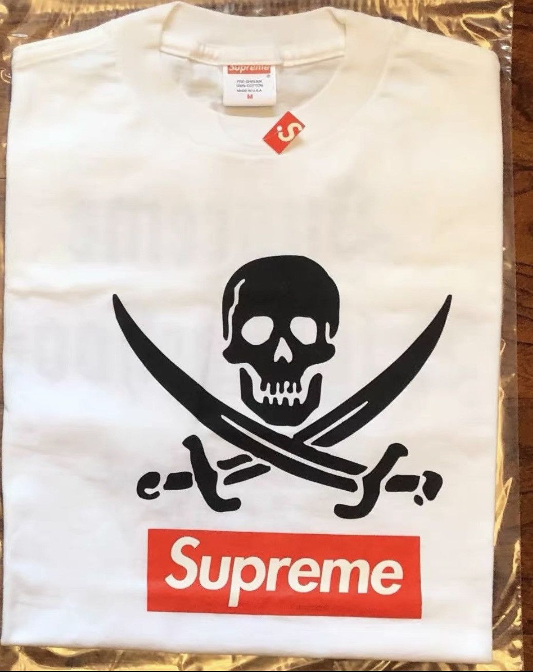 Neighborhood × Supreme Supreme neighborhood nbhd red on White box logo tee t-shirt Size US M / EU 48-50 / 2 - 3 Thumbnail