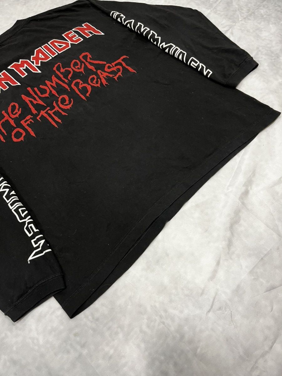 Iron Maiden Iron Maiden The Number Of The Beast 1982 Vintage Longsleeve Size US L / EU 52-54 / 3 - 10 Thumbnail
