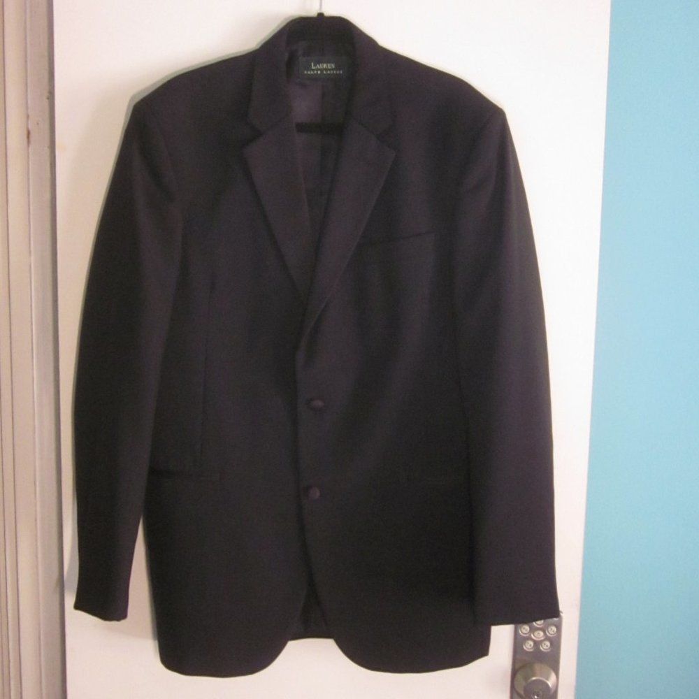 Lauren Ralph Lauren Ralph Lauren Black Wool Tuxedo Jacket Size 41 L Size US M / EU 48-50 / 2 - 9 Thumbnail