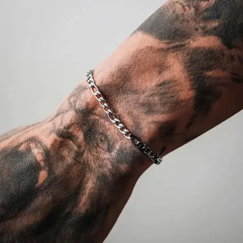 VIBE Stainless Steel Minimalist Link Bracelet Size ONE SIZE - 1 Thumbnail
