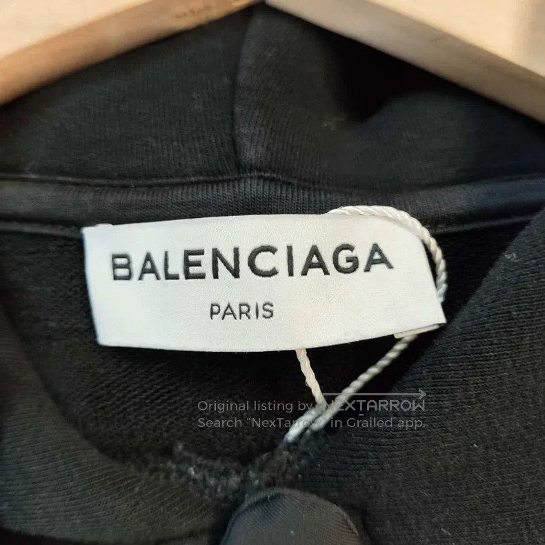 Balenciaga Balenciaga Black Sweatshirt Size S Size US S / EU 44-46 / 1 - 3 Thumbnail