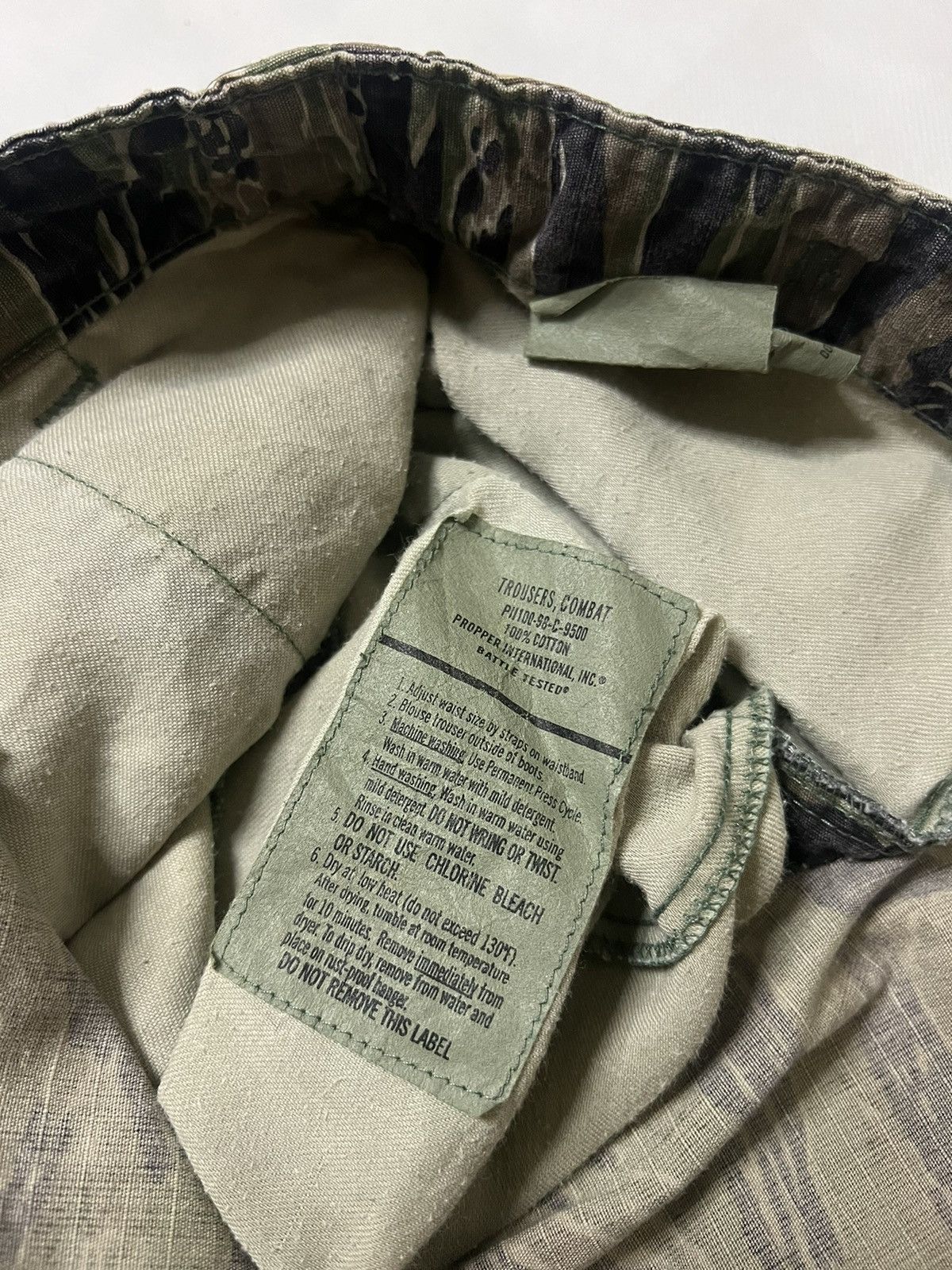 Other Vintage Propper Army Tiger Stripe Combat Trousers Size US 42 / EU 58 - 4 Thumbnail