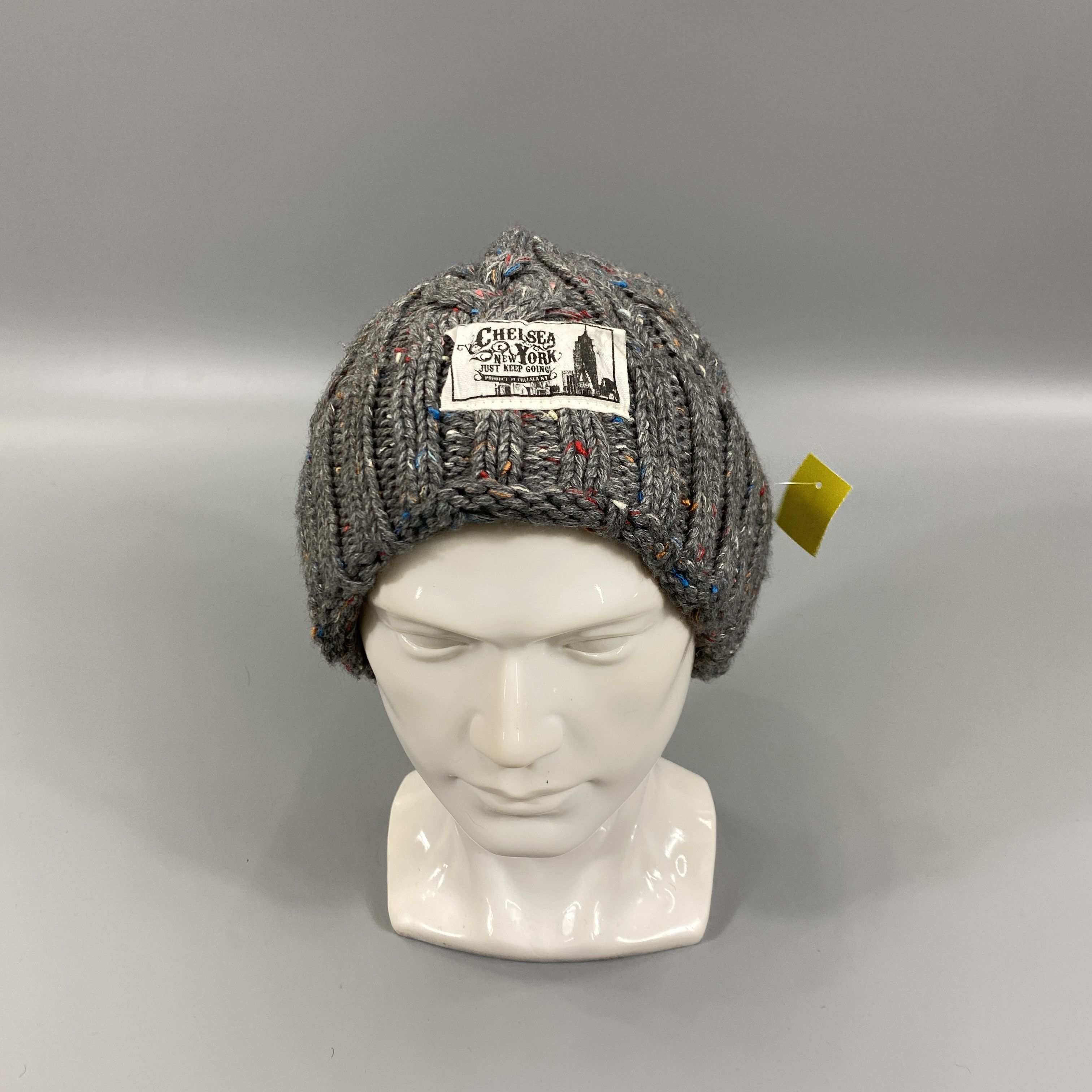 Japanese Brand Vintage Chelsea Ny Sprinkles Knit Beanie Hat -BN919 Size ONE SIZE - 1 Thumbnail