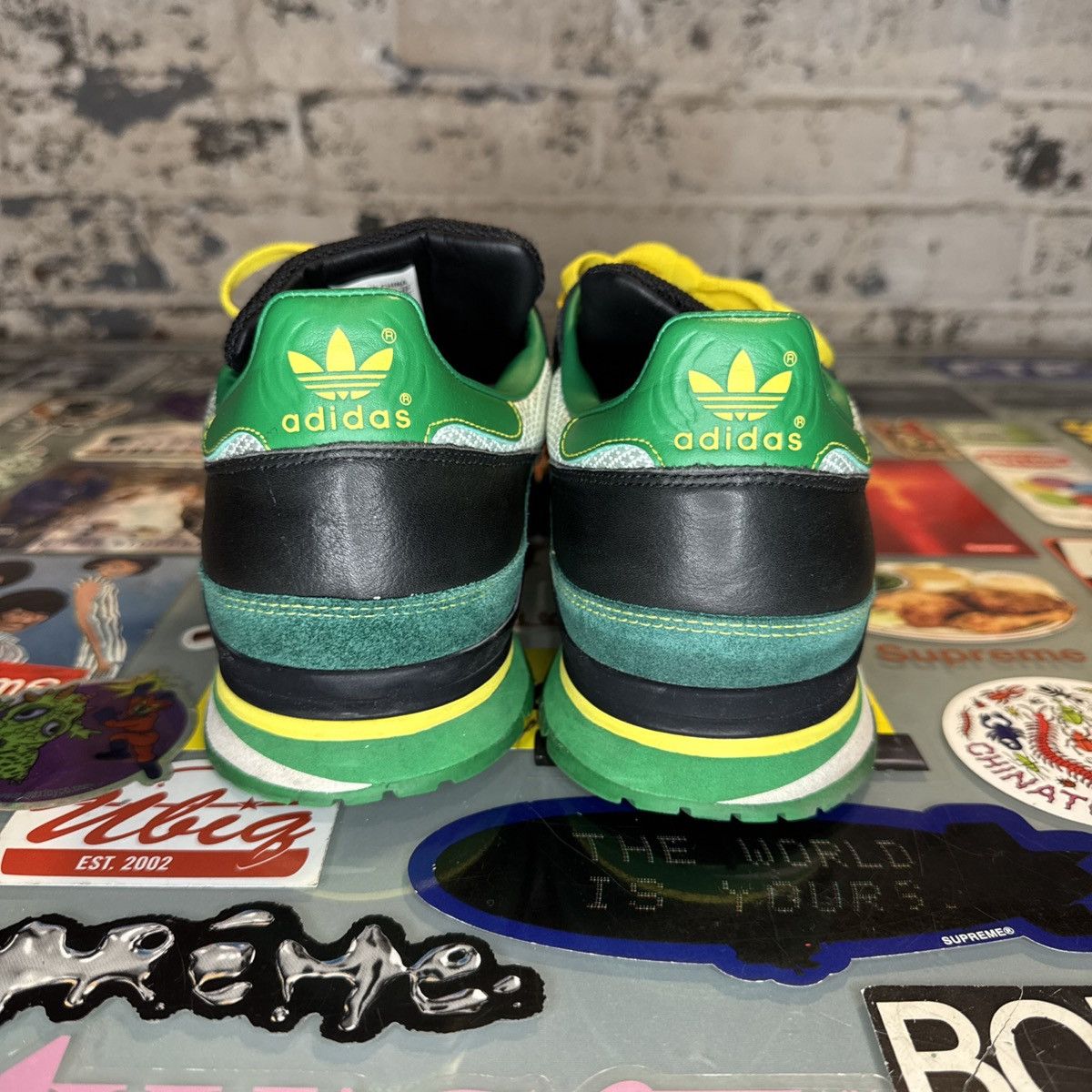 Adidas Adidas ZX600 CLAW Sz 9 Black, Green, Yellow No Box Size US 9 / EU 42 - 2 Thumbnail