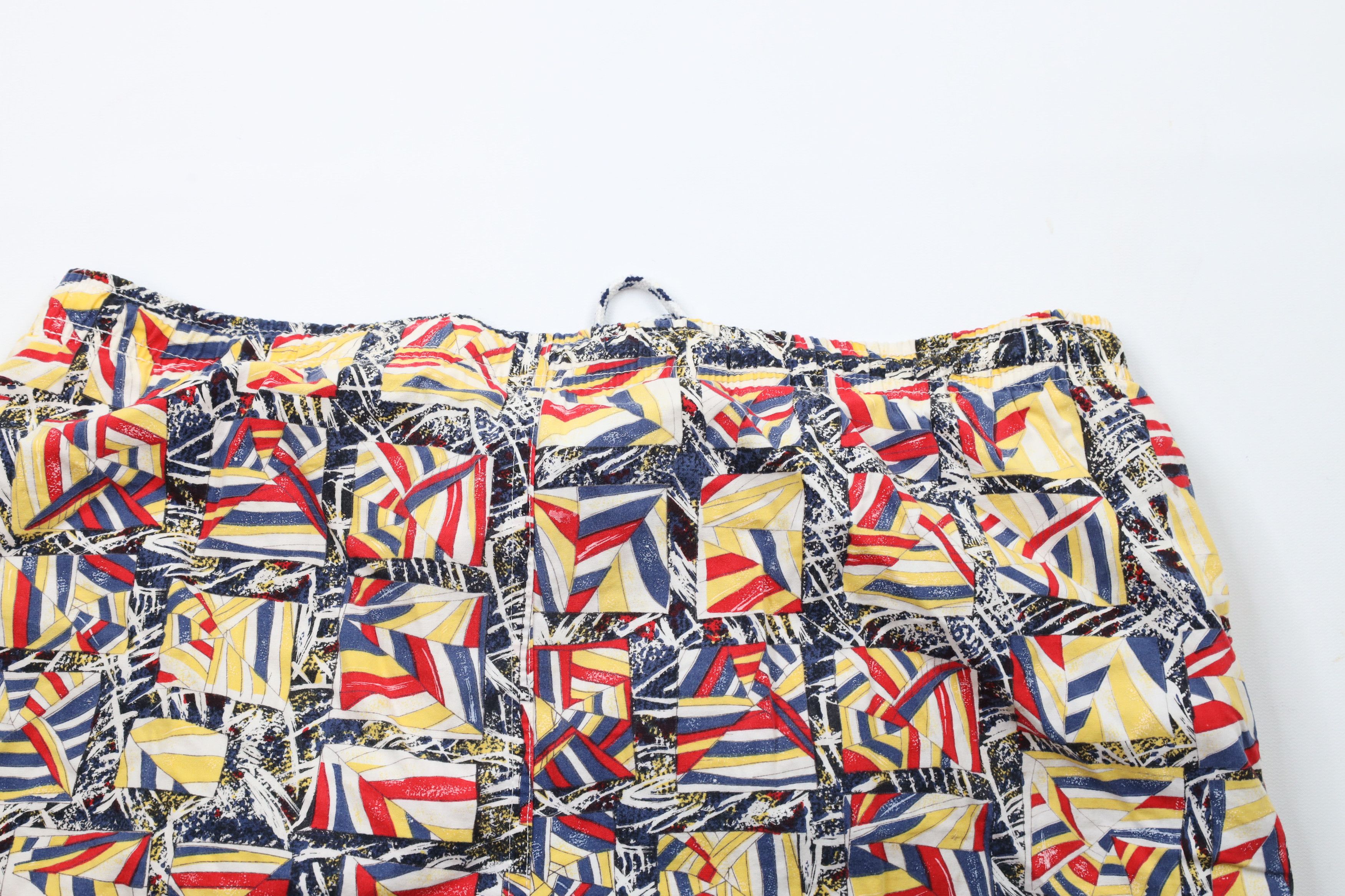 Vintage Vintage 90s Hobie Spell Abstract Sailing Flags Lined Shorts Size US 32 / EU 48 - 10 Thumbnail