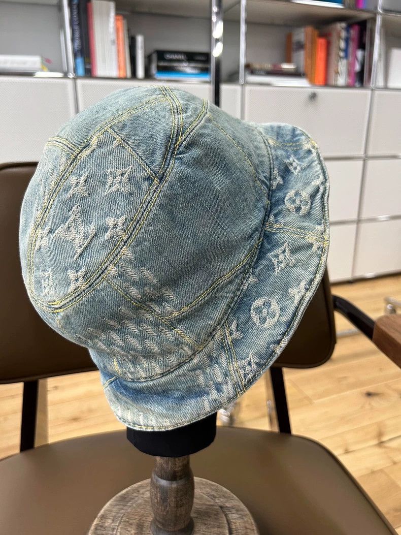 Louis Vuitton Louis Vuitton Washed Old Cowboy Fisherman's Hat Size ONE SIZE - 1 Thumbnail