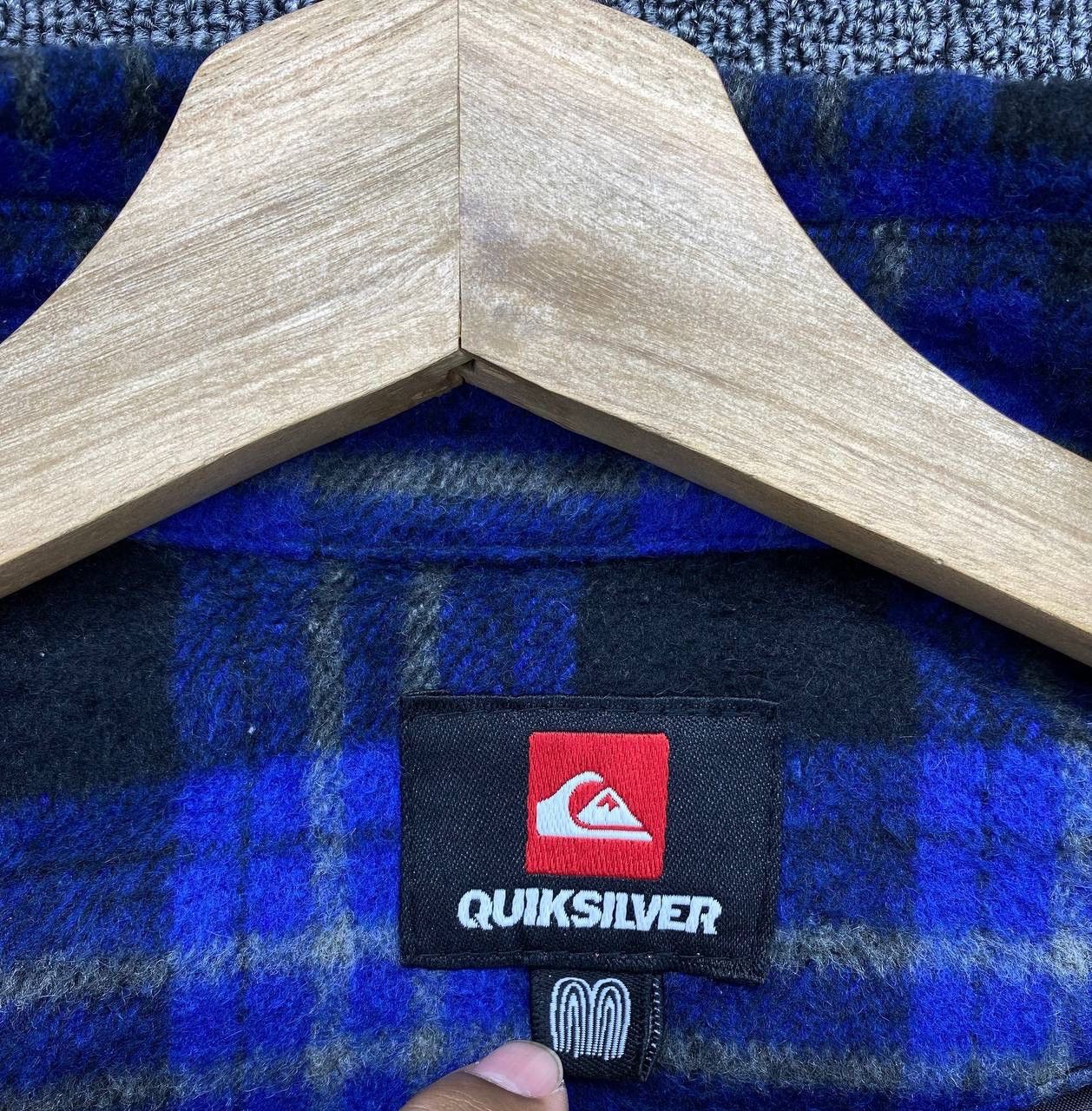 Quiksilver Vintage Quiksilver Shadowplaid Boardriding Flannel Jacket Size US M / EU 48-50 / 2 - 9 Thumbnail