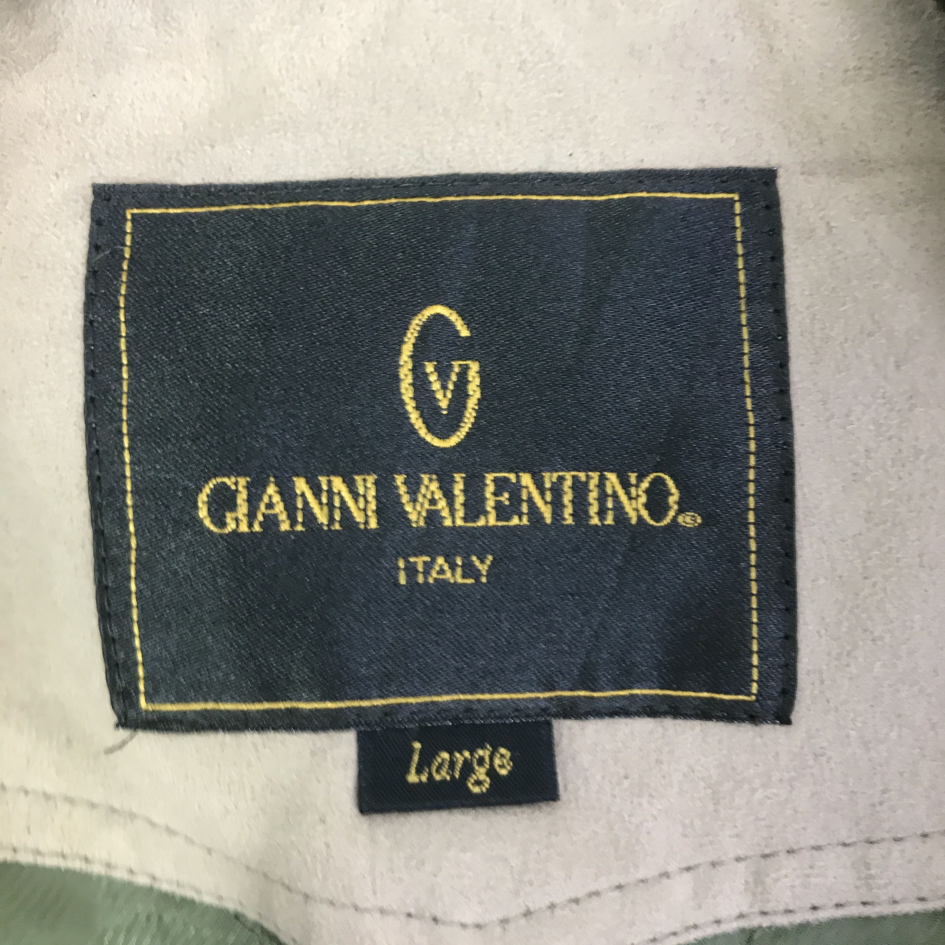 Japanese Brand GIANNI VALENTINO BOMBER JACKET K113B13 Size US L / EU 52-54 / 3 - 8 Thumbnail
