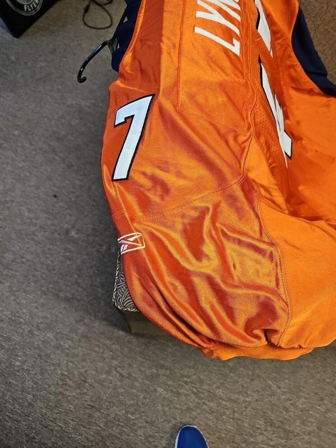 Reebok Broncos Jersey Reebok John Lynch #47 Stitched On Field XL Size ONE SIZE - 7 Thumbnail
