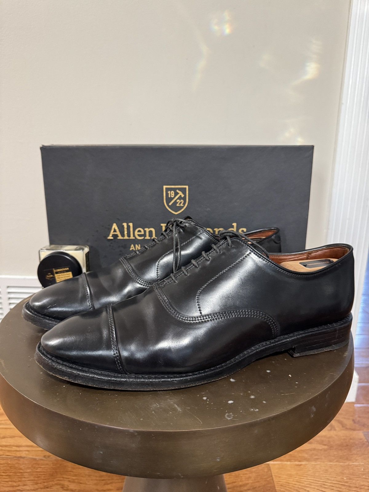 Allen Edmonds Allen Edmonds Park Avenue 9.5 3E Black Cordovan Size US 10.5 / EU 43-44 - 1 Thumbnail
