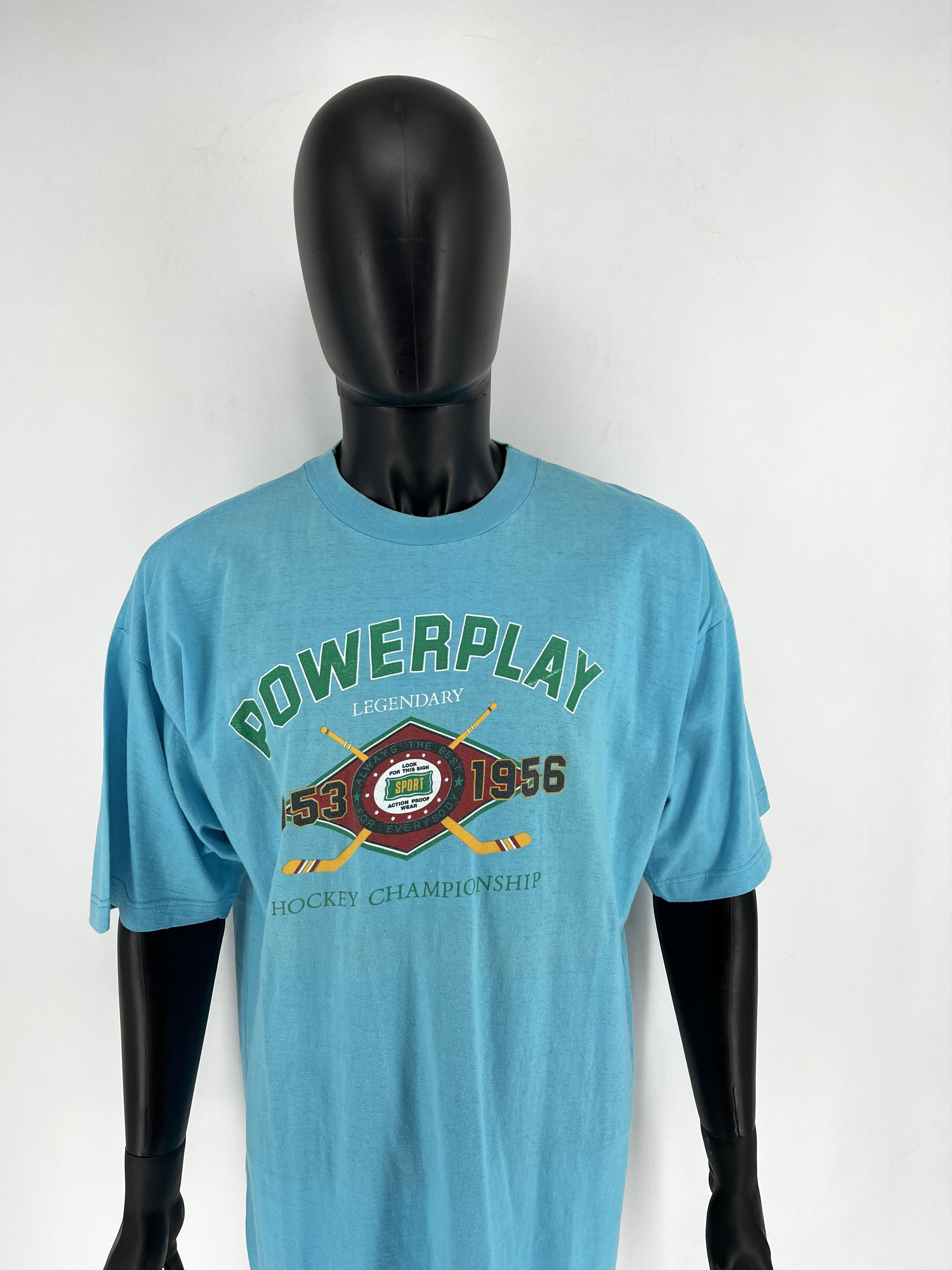 NHL VTG 90s POWERPLAY LEGENDARY 1953 1956 HOCKEY CHAMPIONSHIP Size US XL / EU 56 / 4 - 6 Thumbnail