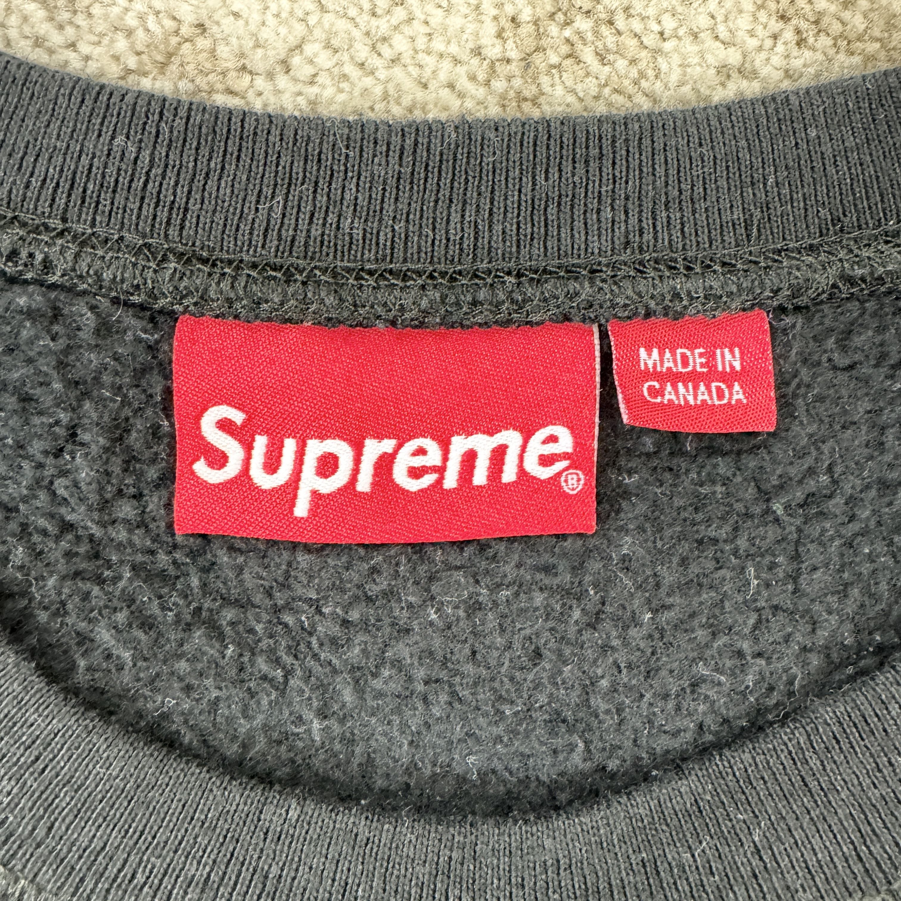 Supreme Supreme Box Logo Crewneck Sweatshirt In Black RRP £500 Size US M / EU 48-50 / 2 - 6 Thumbnail