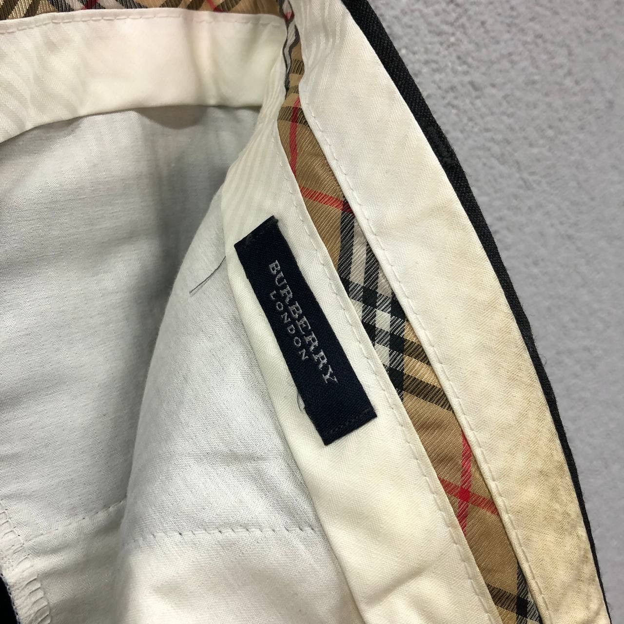 Burberry Burberry wool dress pants nova chek W 36 L 32 Size US 36 / EU 52 - 9 Thumbnail