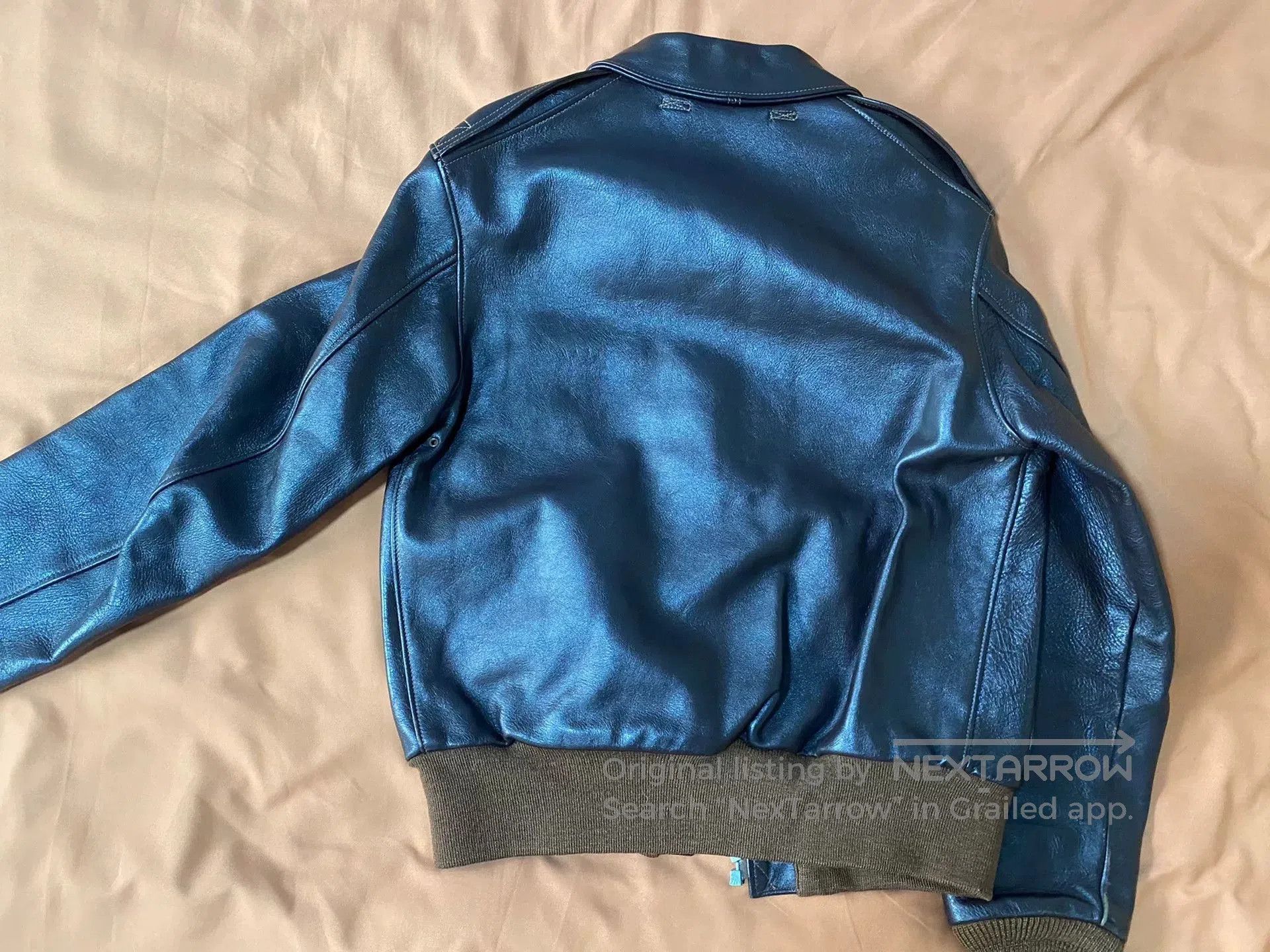 The Real McCoy's the real mccoy a2 brown leather jacket. Size US M / EU 48-50 / 2 - 9 Thumbnail
