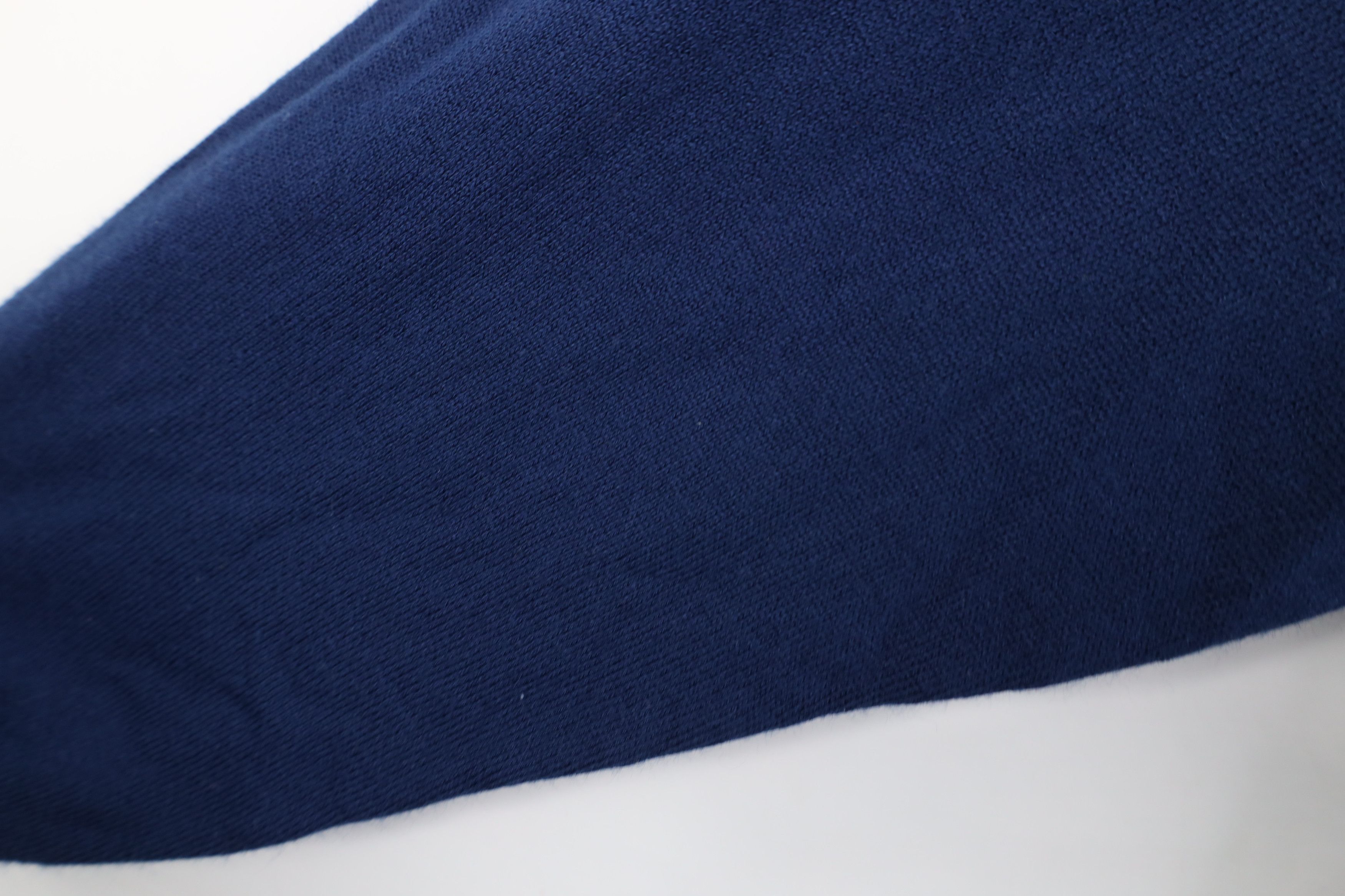 Vintage Vintage 70s Streetwear Hood Knit Hoodie Sweater Blue USA Size US L / EU 52-54 / 3 - 10 Thumbnail