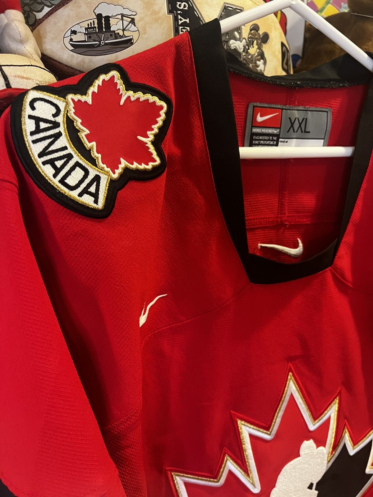 Nike × Vintage Vintage Nike 2007 Team Canada World Cup Hockey Jersey Size US XXL / EU 58 / 5 - 3 Thumbnail
