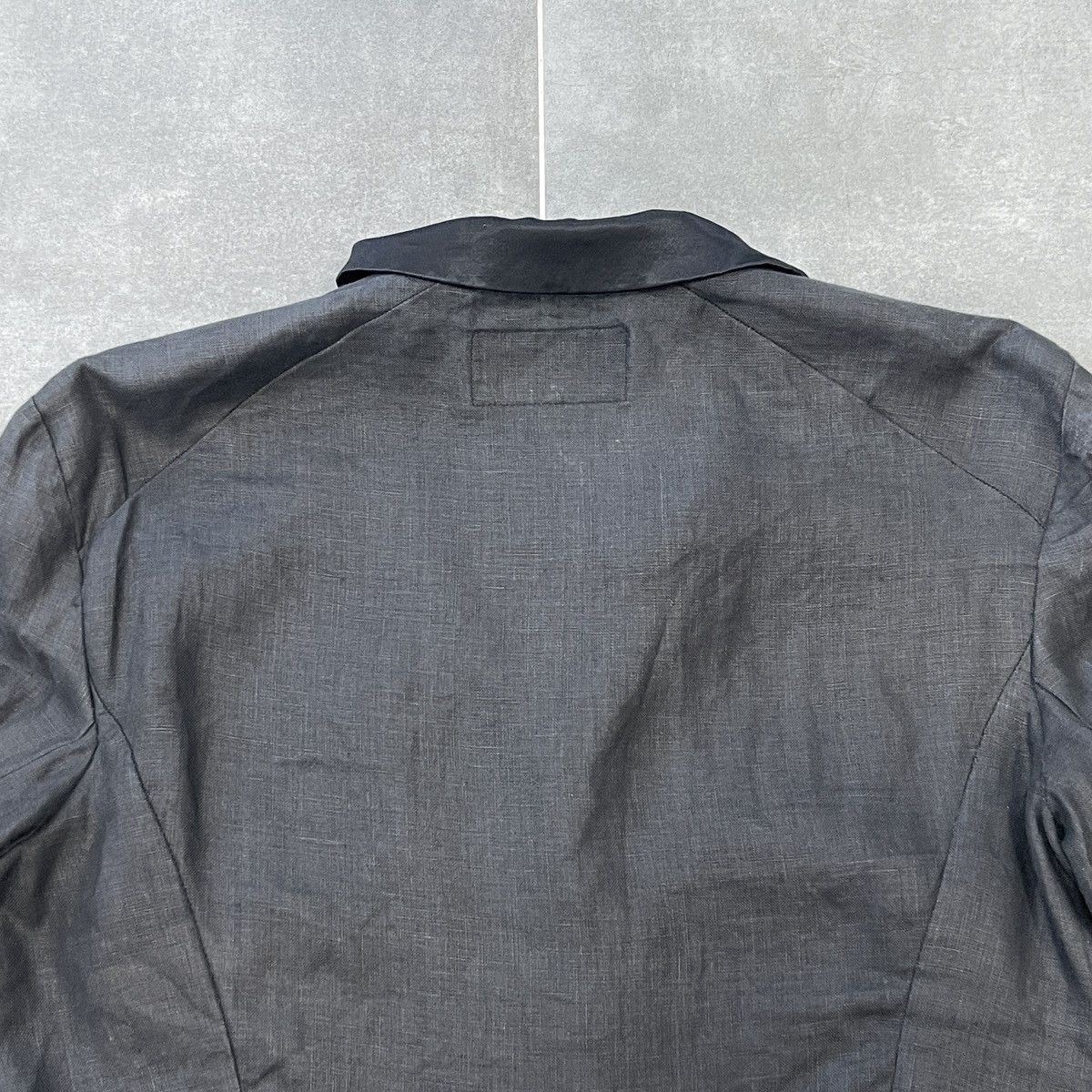 Armani × Vintage Vintage Armani Jeans Linen Blazer Size M Size M / US 6-8 / IT 42-44 - 21 Thumbnail