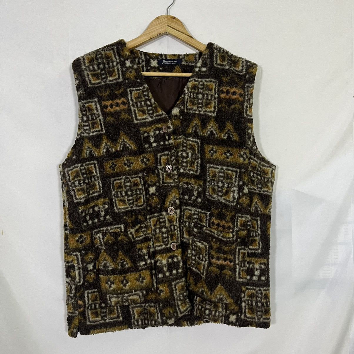 Kapital VINTAGE PROME MADE JAPANESE BRAND NATIVE WOOL VEST Size US L / EU 52-54 / 3 - 1 Thumbnail