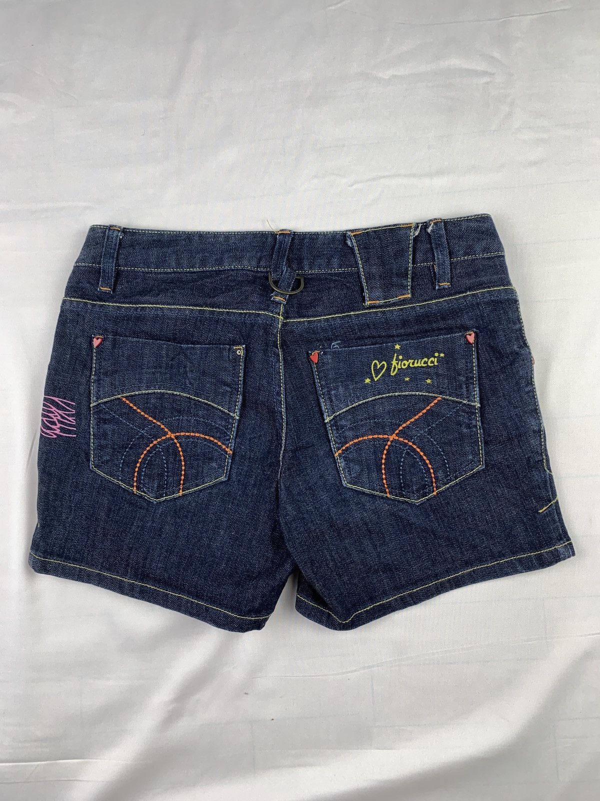 Fiorucci y2k Fiorucci Italy Angel Poem Cute Pop Wings Jeans Shorts Size 28" / US 6 / IT 42 - 4 Thumbnail