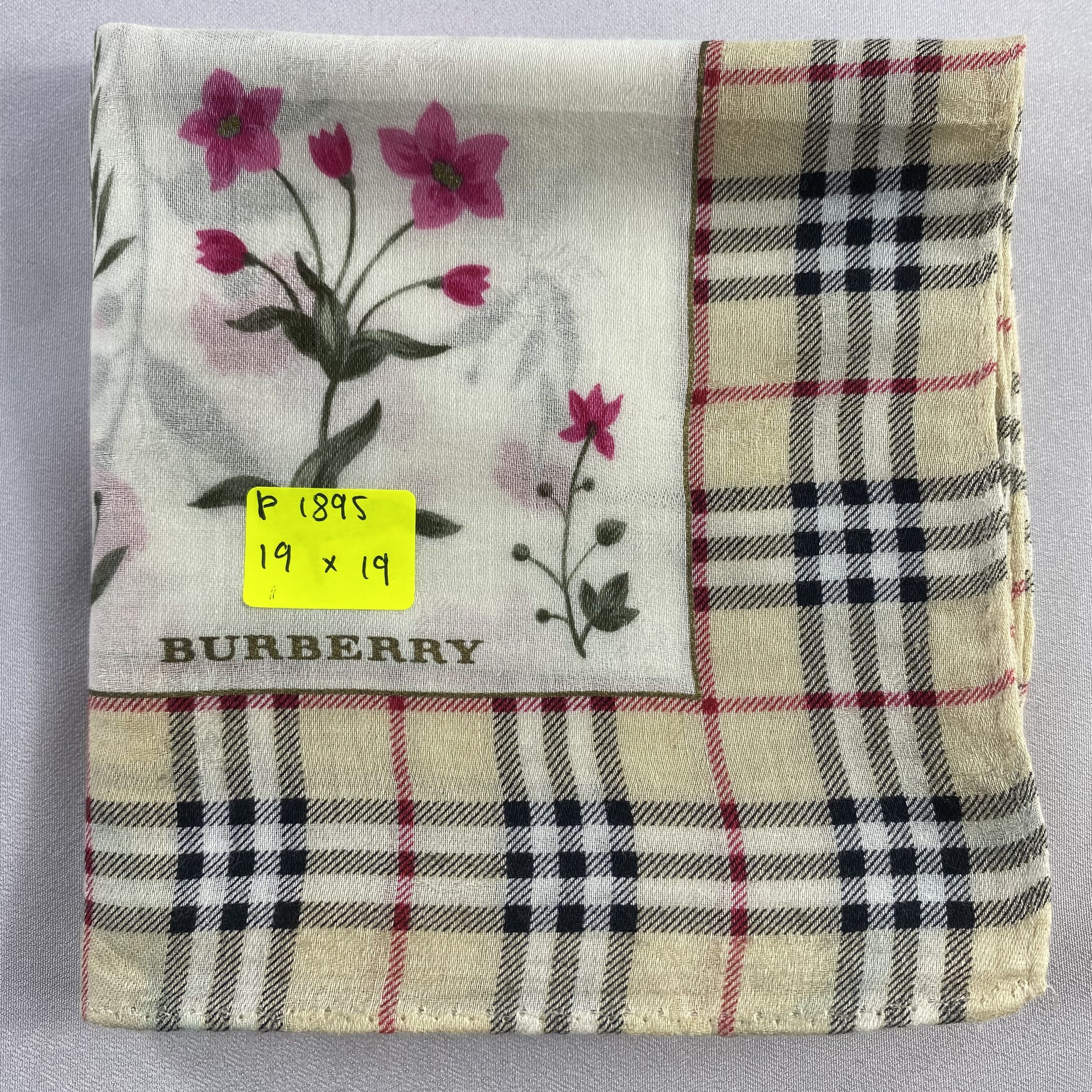 Burberry × Vintage Burberry Handkerchief / Neckerchief / Bandana-P1895 Size ONE SIZE - 6 Thumbnail