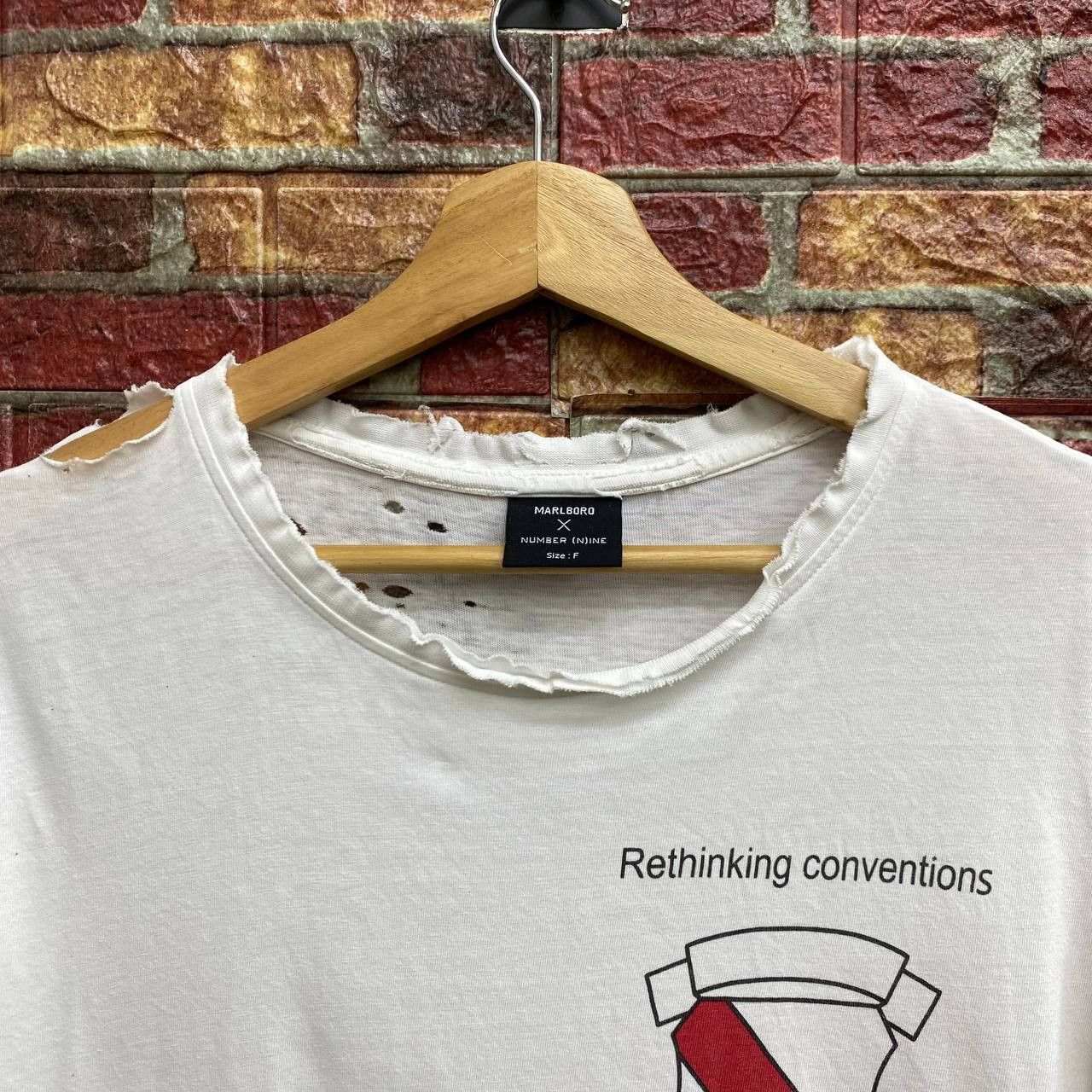Number (N)ine Numbernine trashed destroy ripped Rethinking conventions Size US M / EU 48-50 / 2 - 5 Thumbnail