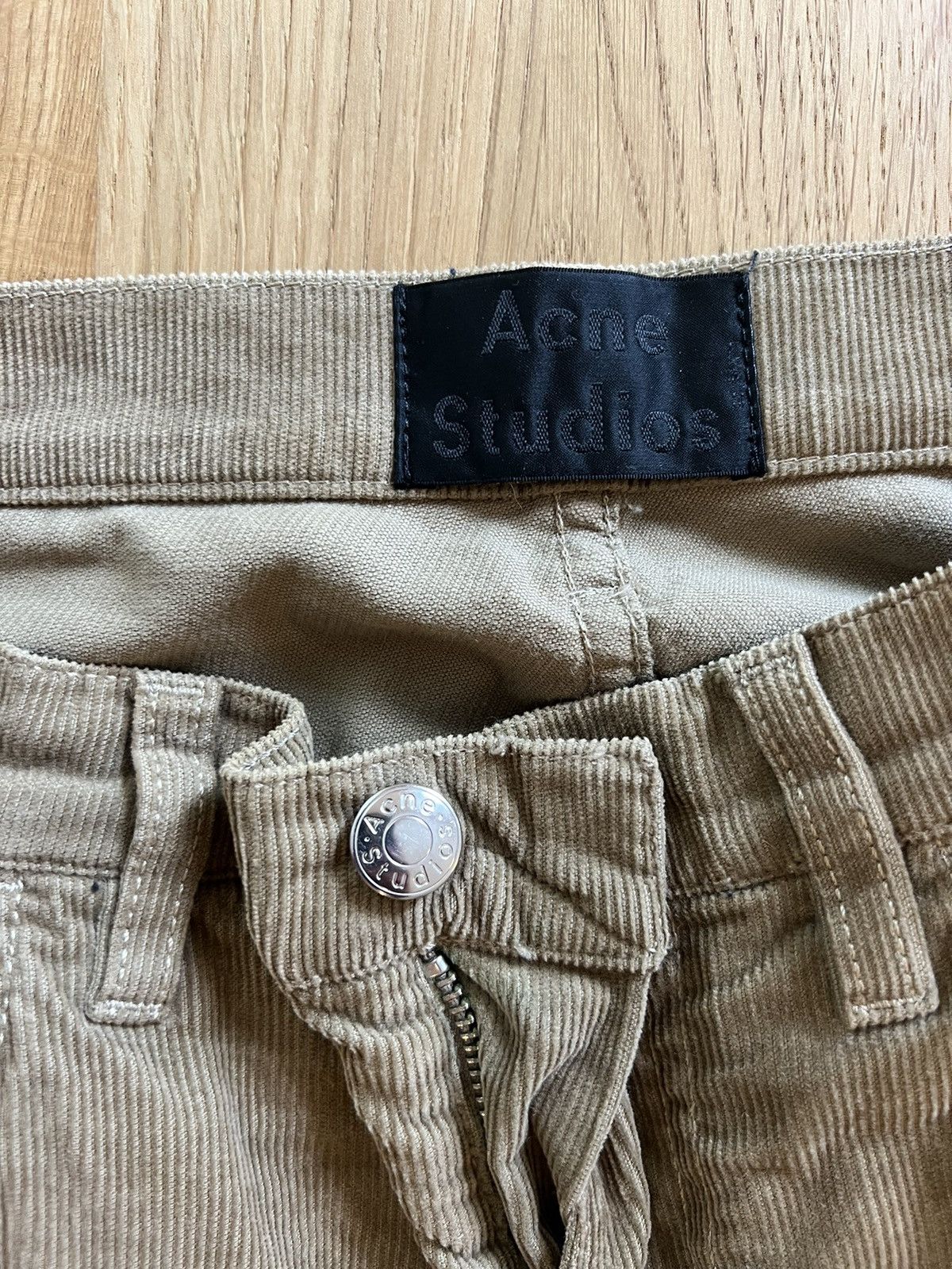 Acne Studios Acne Studios Khaki Corduroy Size US 30 / EU 46 - 3 Thumbnail