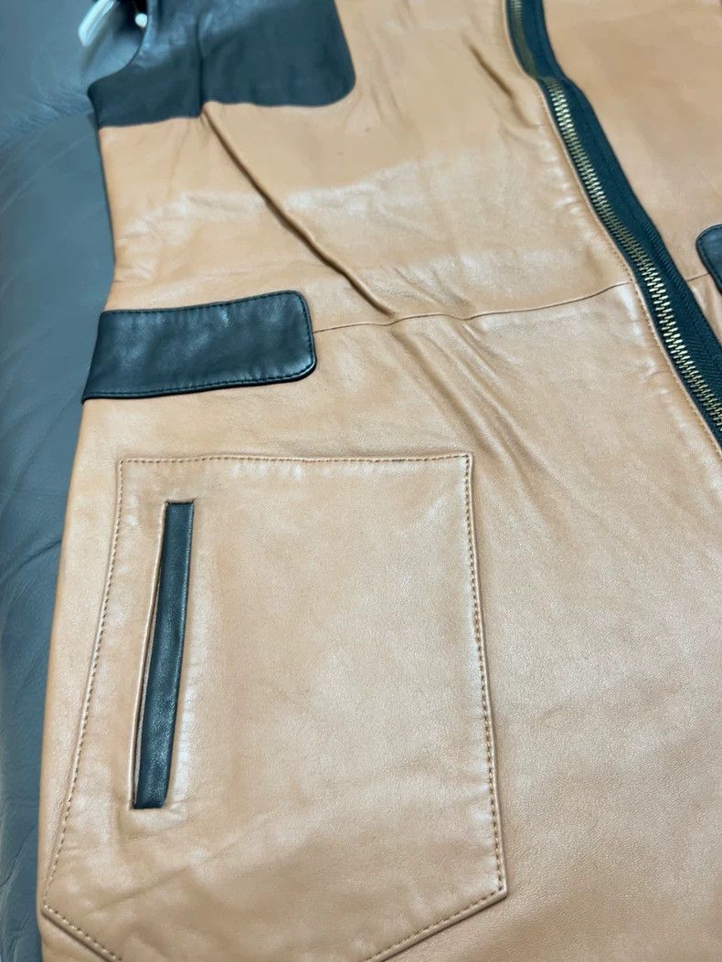 Helmut Lang HELMUT LANG The little leather skirt, with its classic pat Size S / US 4 / IT 40 - 2 Thumbnail