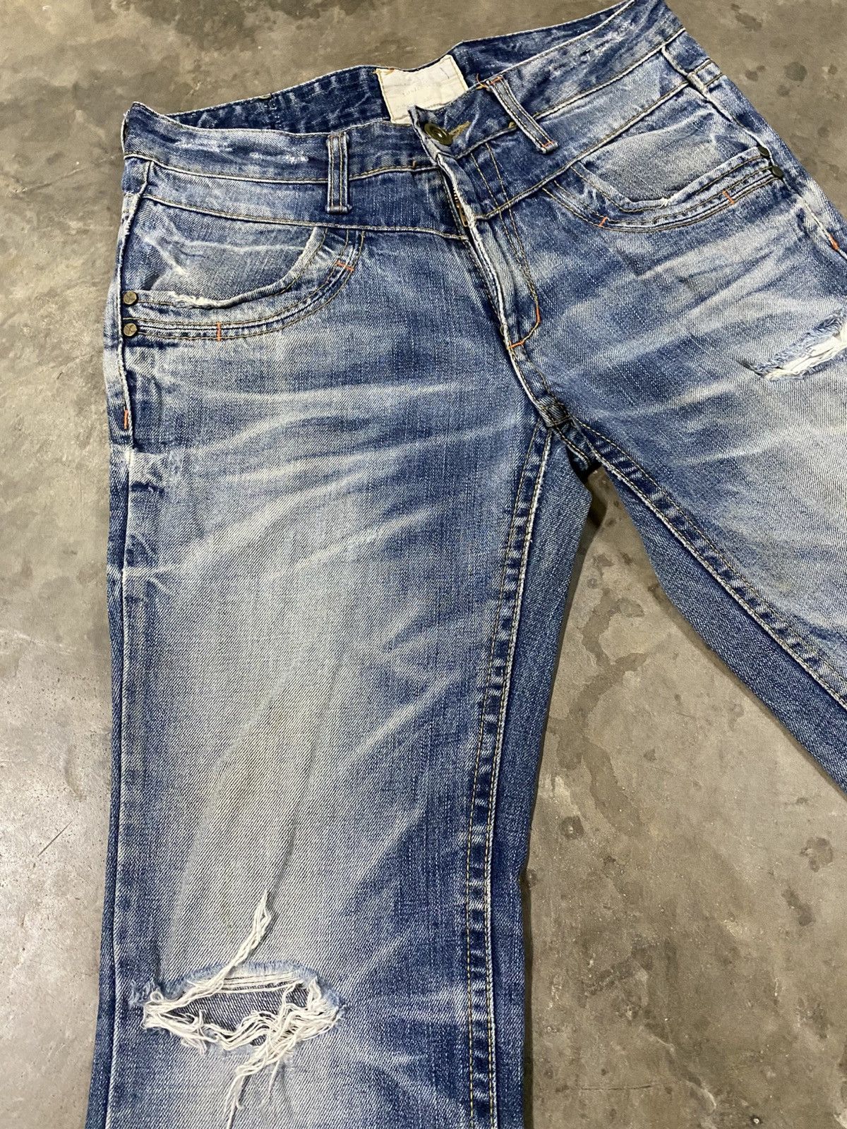 Jean × Vintage Exotic Vintage Denim Lolita Jeans Distressed @224 Size US 30 / EU 46 - 4 Thumbnail