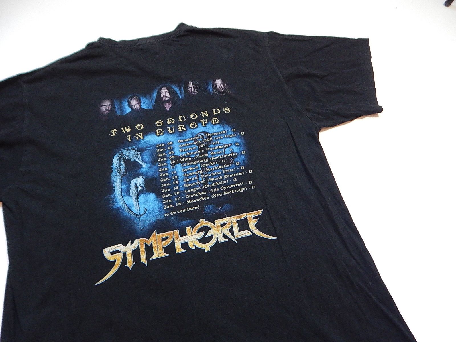 Band Tees × Vintage vintage 00s symphorce power metal rock band tour tee Size US XL / EU 56 / 4 - 7 Thumbnail