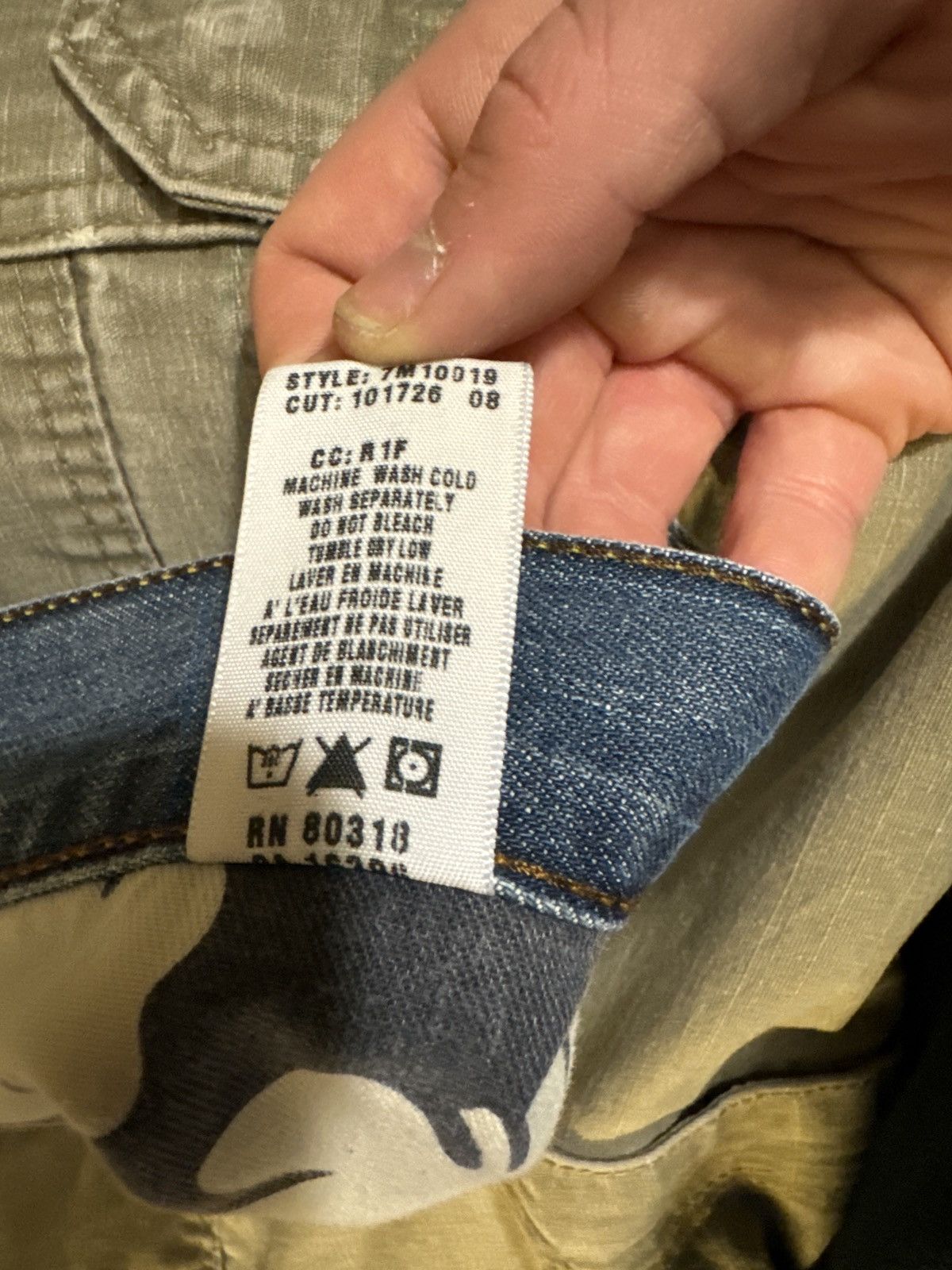 Lucky Brand × Vintage "LUCKY YOU" Vintage Lucky Jeans Size US 38 / EU 54 - 6 Thumbnail