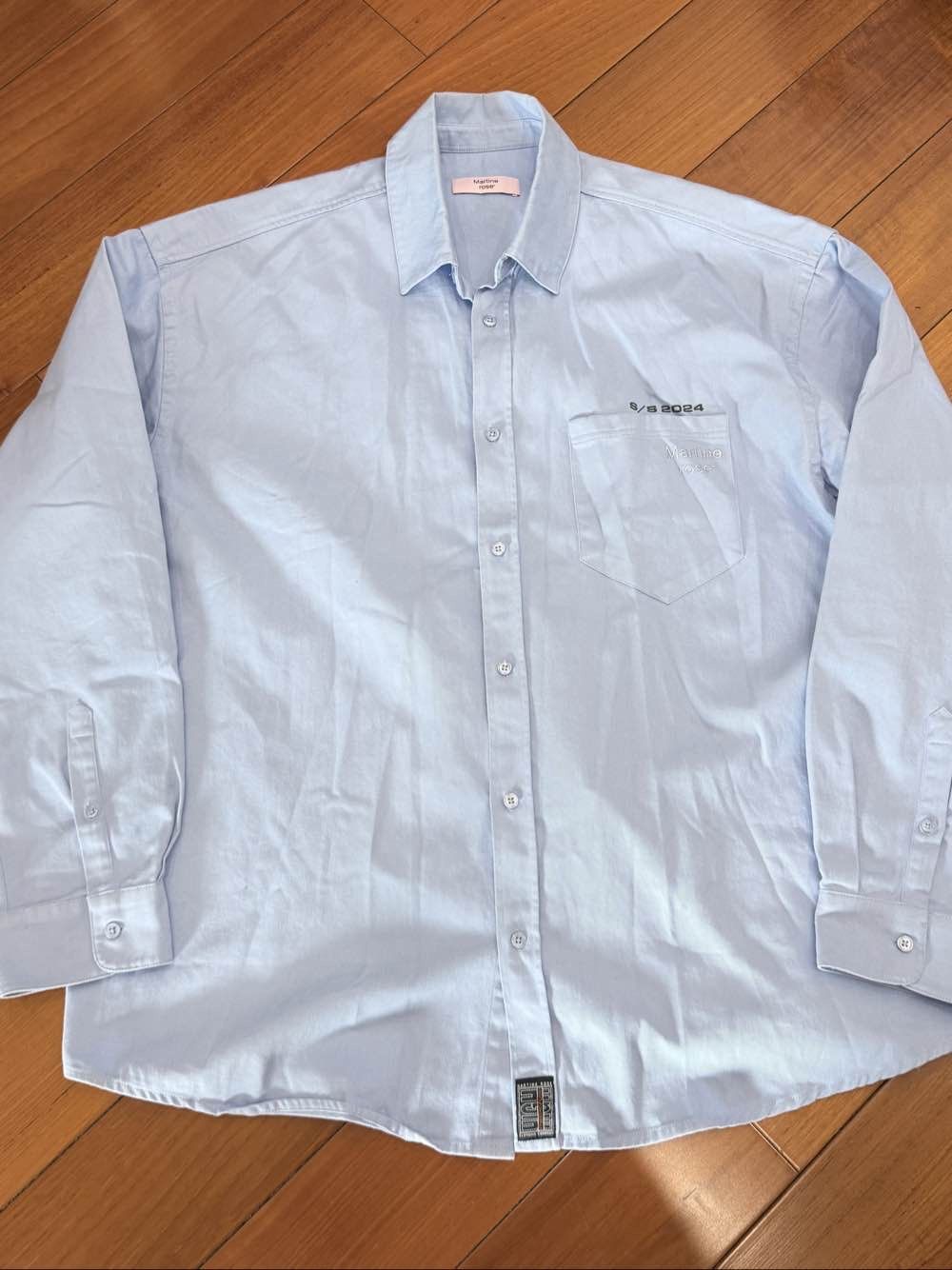 Martine Rose Martine Rose S/S 2024 Logo Button Up Shirt Size S Size US S / EU 44-46 / 1 - 1 Thumbnail