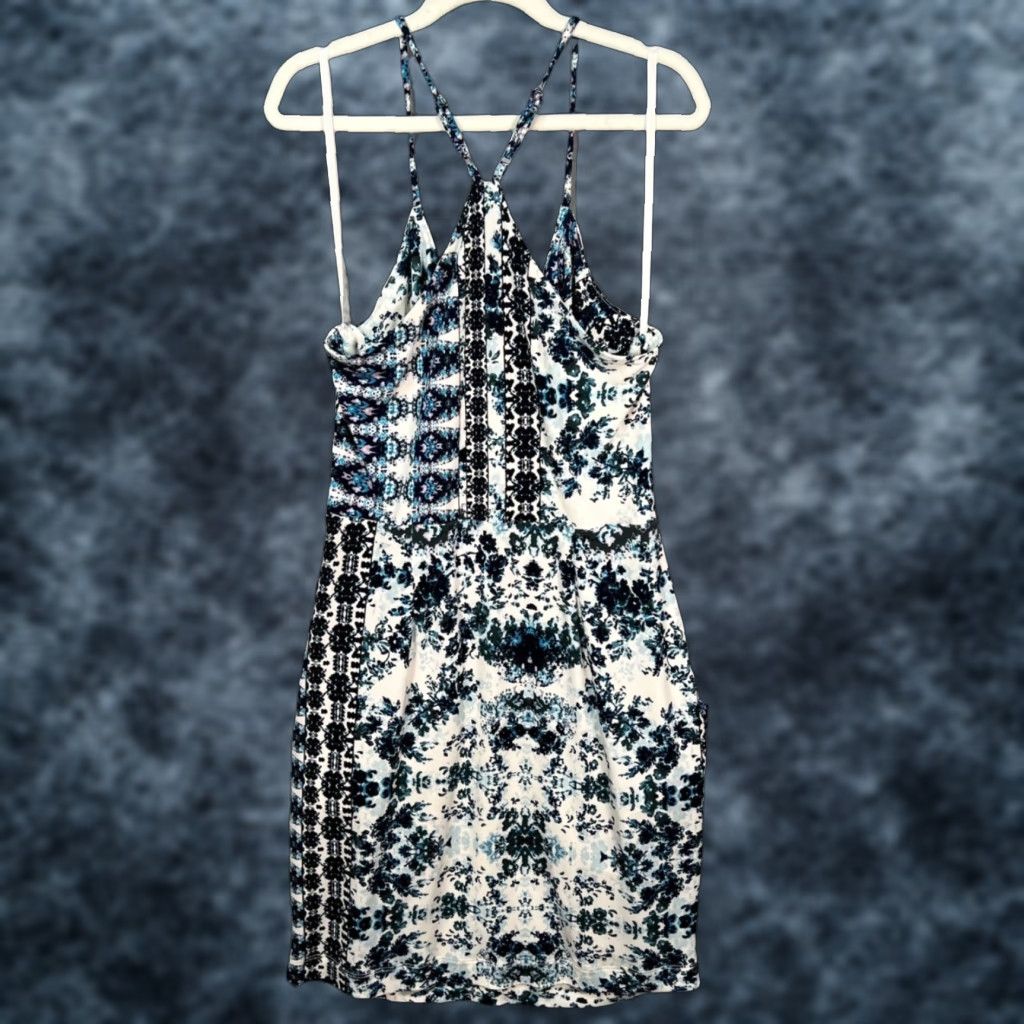 BCBGeneration BCBGGeneration Womens XXS Floral & Geometric Print Sleeveless Mini Dress Size XXS / US 00 / IT 34 - 1 Thumbnail