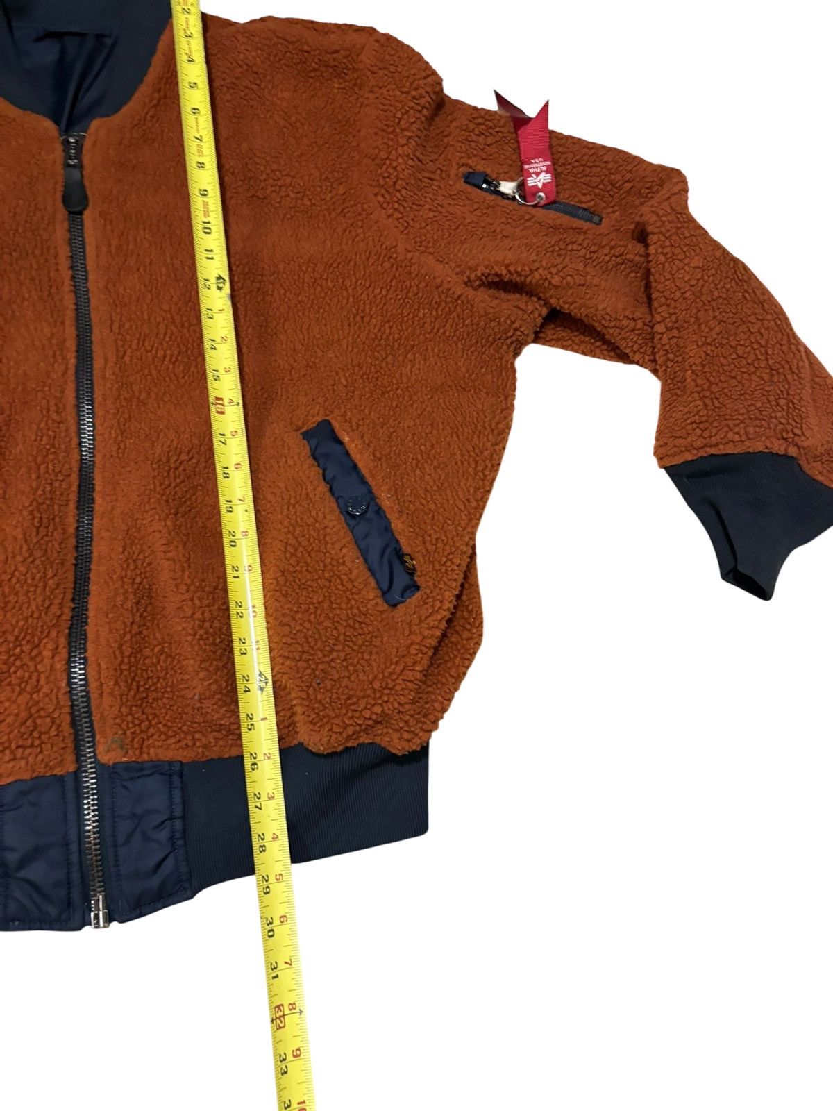 Alpha Industries Vintage Alpha Industries Reversible Sherpa MA-1 Bomber Size US M / EU 48-50 / 2 - 17 Thumbnail