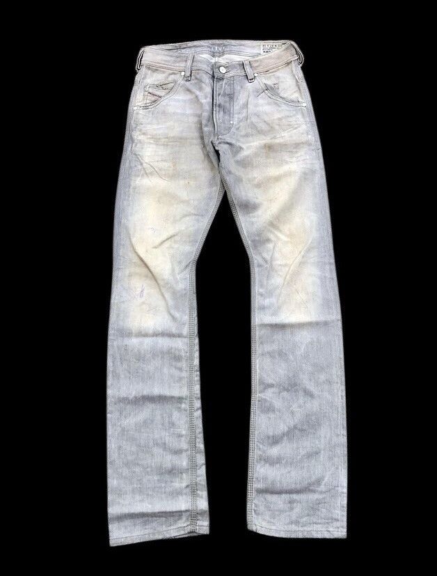 Designer DIESEL KROOLEY WASHED GREY DENIM Size US 28 / EU 44 - 1 Thumbnail
