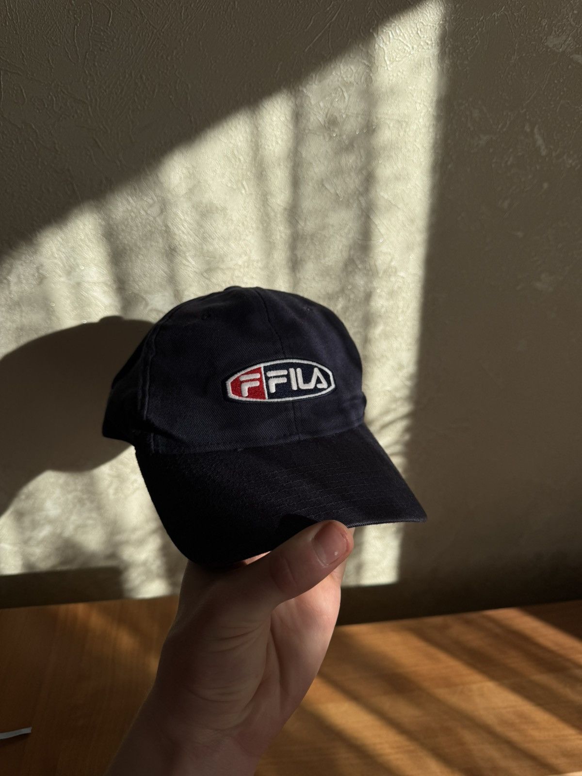 Fila Vintage Fila Oval Logo Embroidered Cap – Navy Blue Size ONE SIZE - 1 Thumbnail