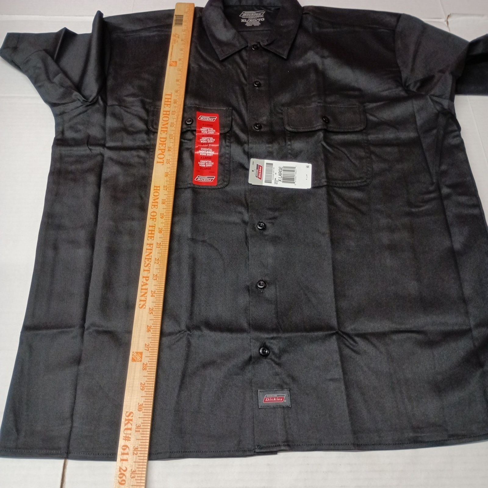 Dickies Dickies Essential Work Shirt Mens Size XL Black Temp Control Size US XL / EU 56 / 4 - 5 Thumbnail