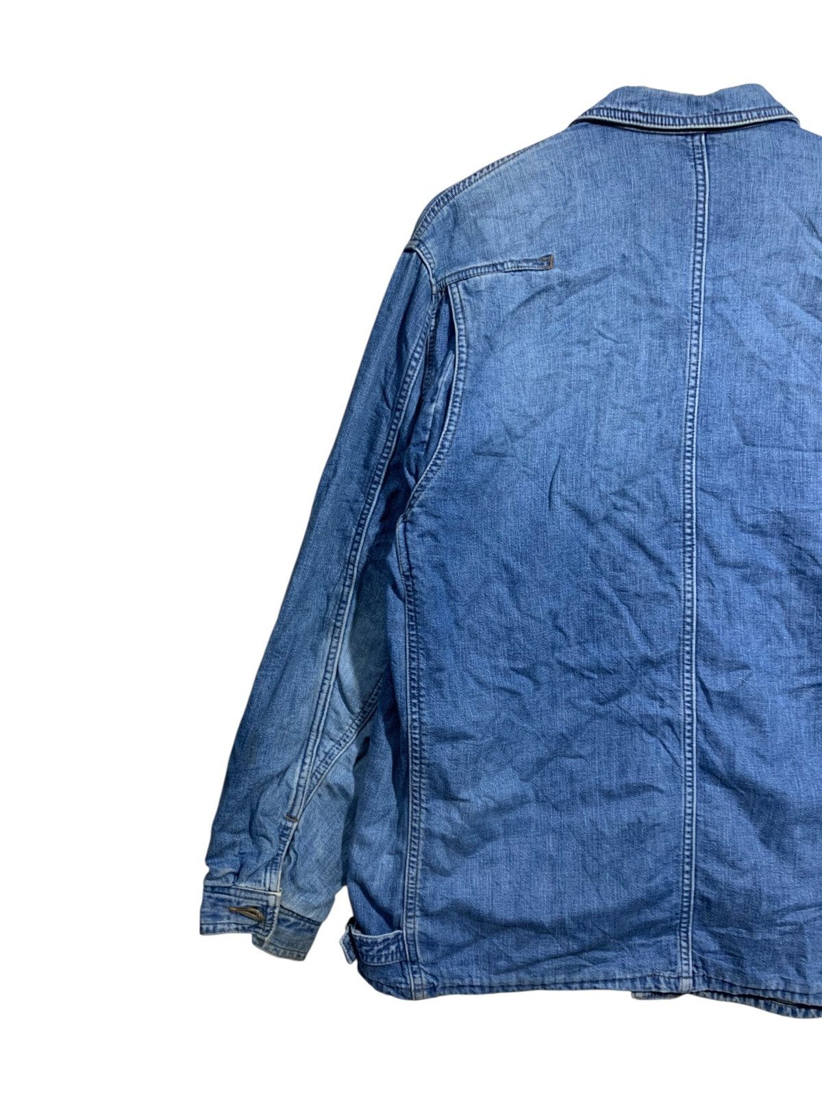 Marithe + Francois Girbaud 🔥M.F.GIRBAUD DENIM CHORE JACKETS Size US L / EU 52-54 / 3 - 6 Thumbnail
